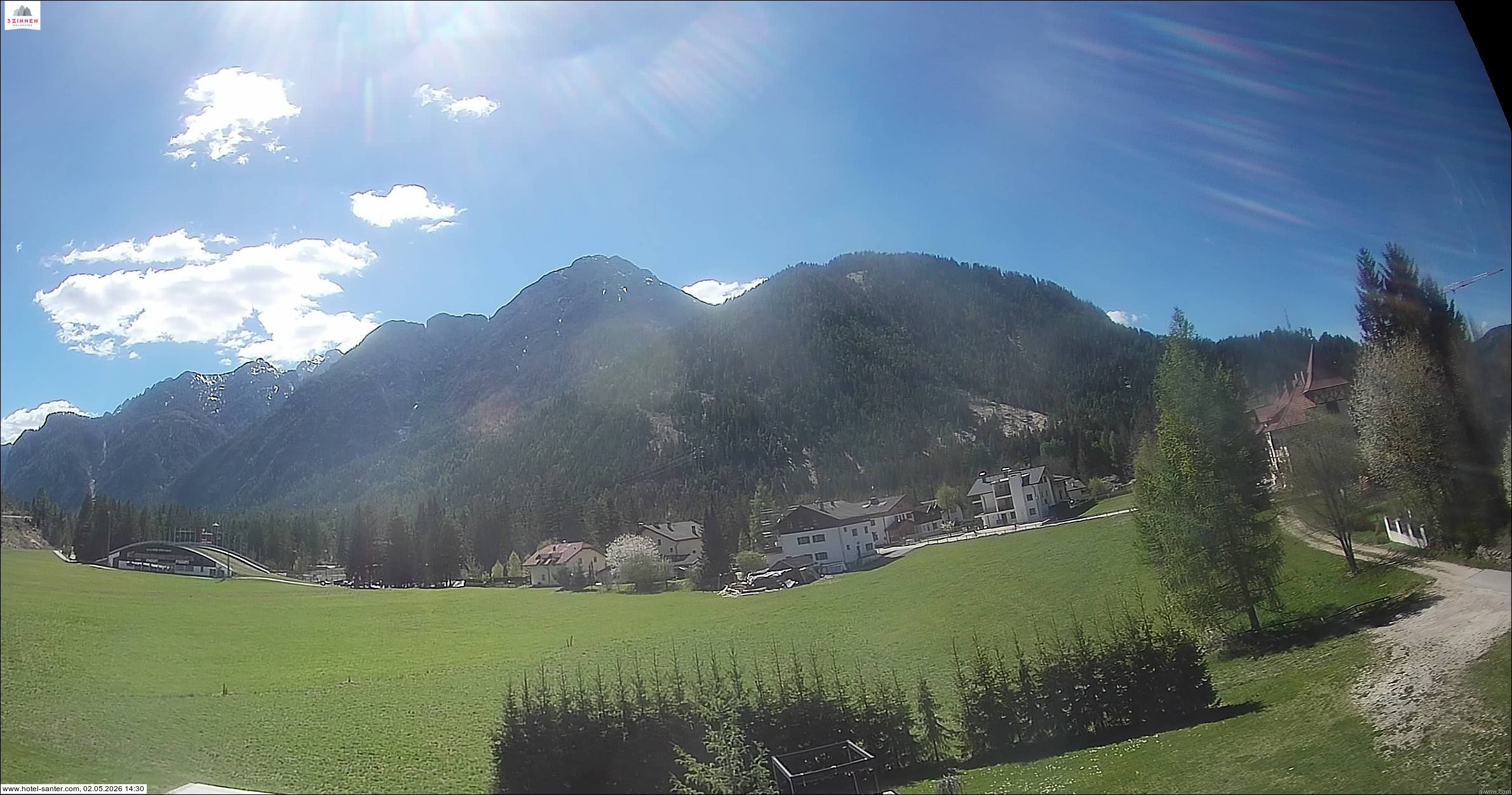 Archiv Foto Webcam Hotel Santer in Toblach