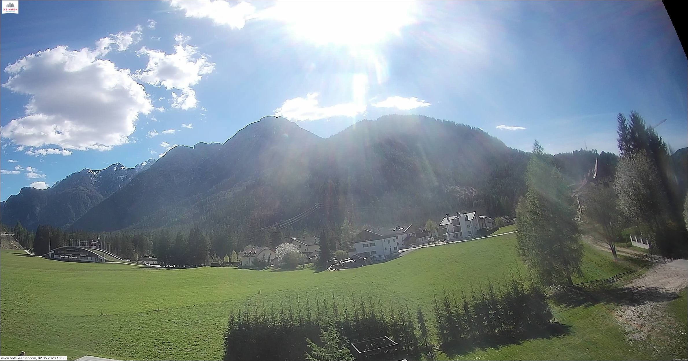 Archiv Foto Webcam Hotel Santer in Toblach