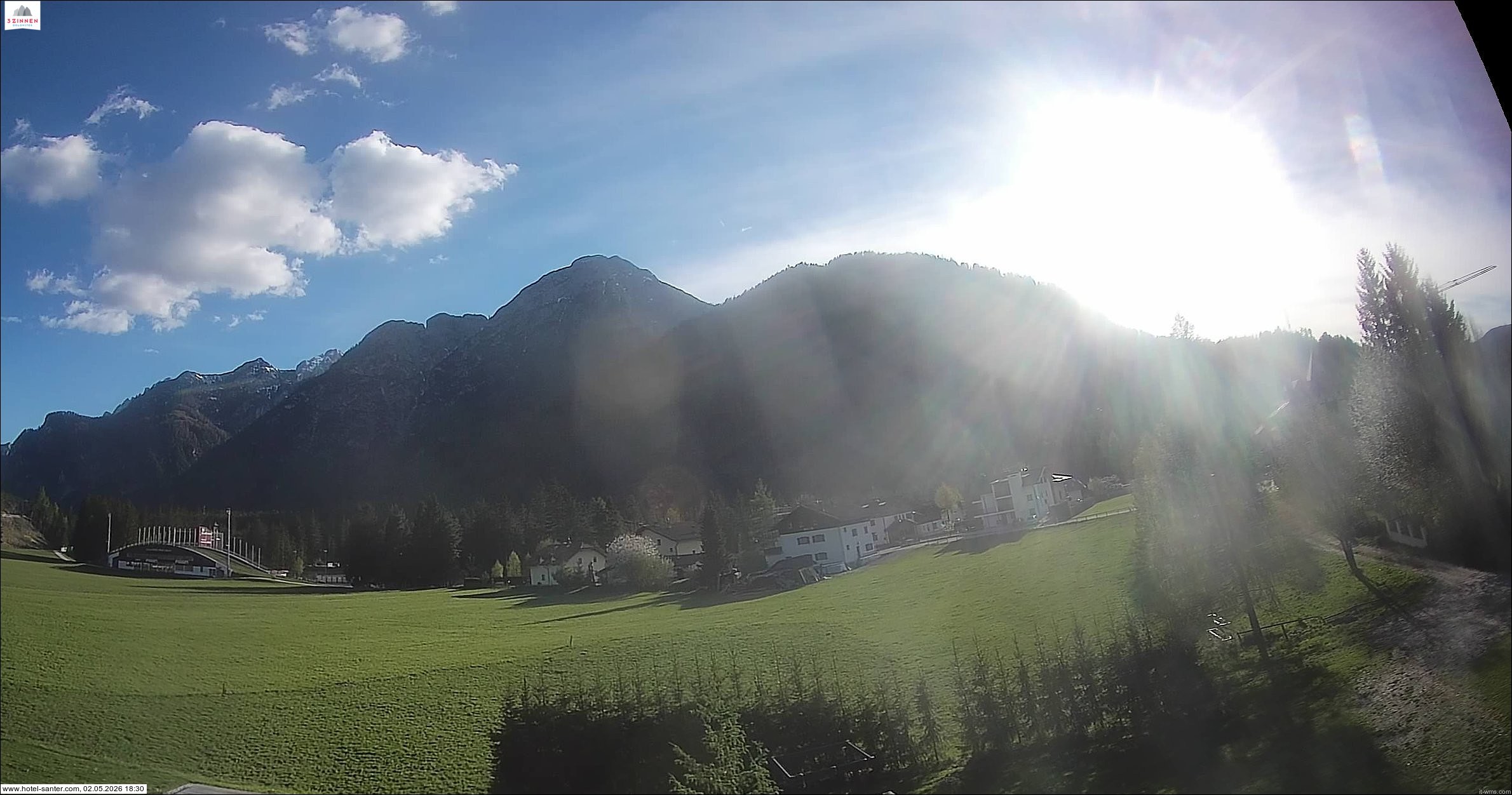 Archiv Foto Webcam Hotel Santer in Toblach