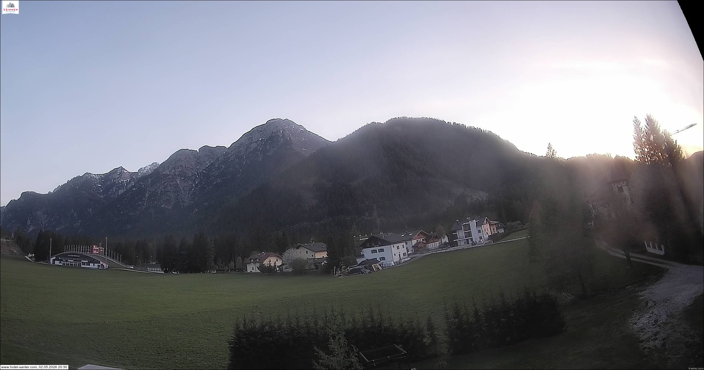 Archiv Foto Webcam Hotel Santer in Toblach