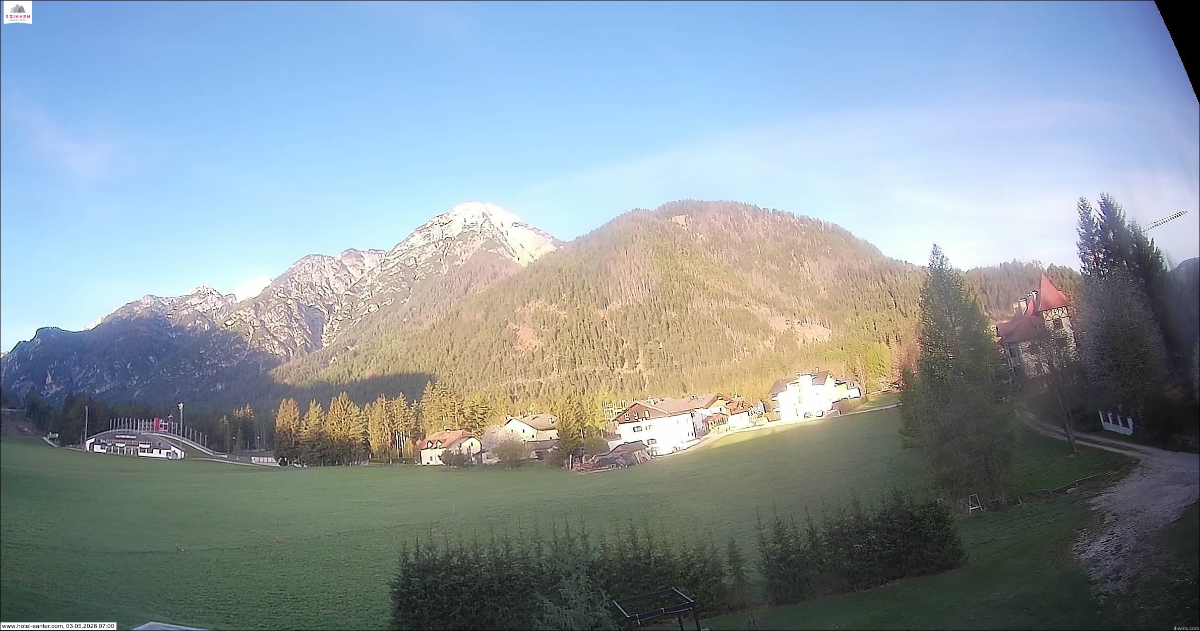 Archiv Foto Webcam Hotel Santer in Toblach