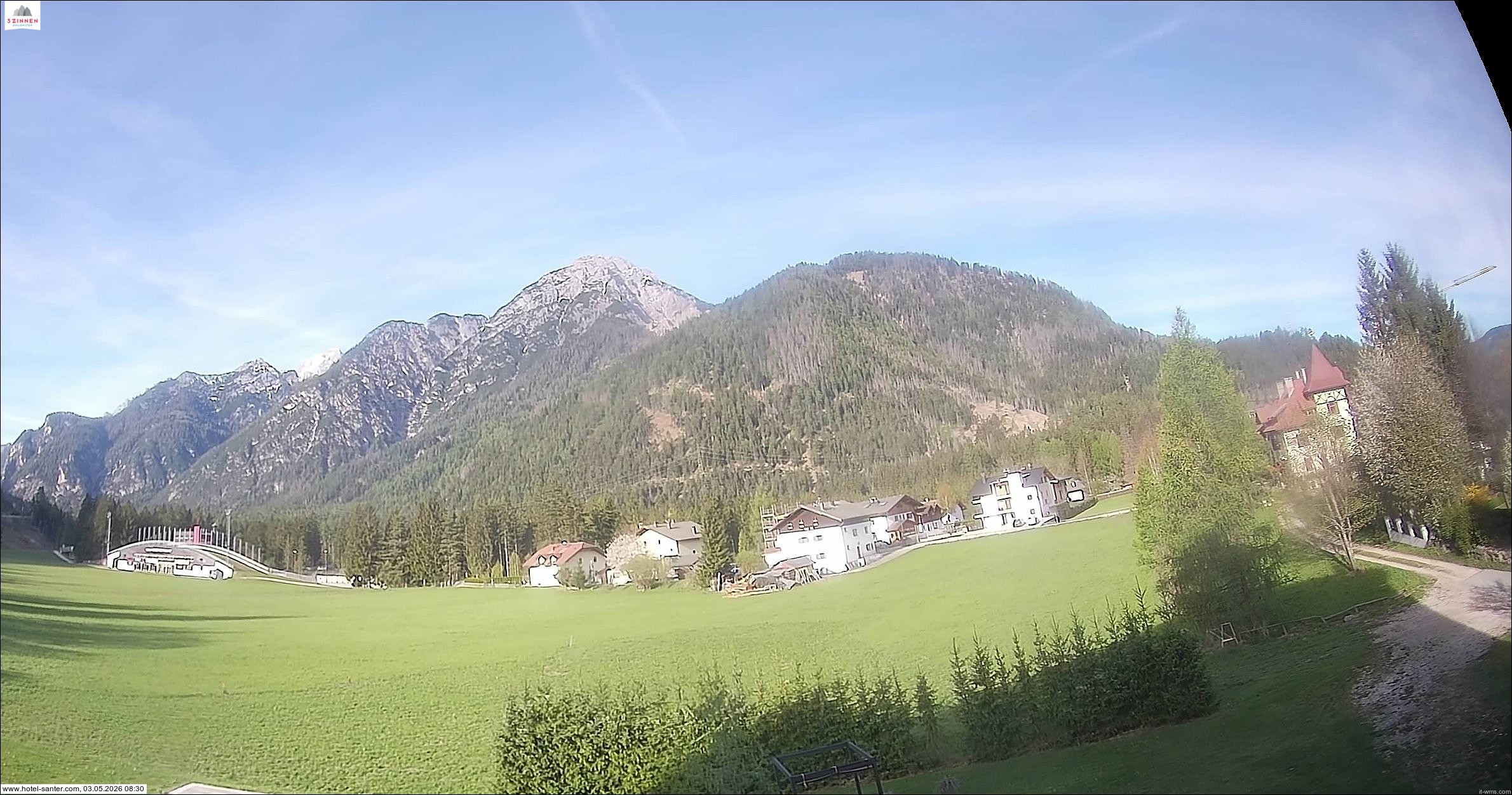 Archiv Foto Webcam Hotel Santer in Toblach