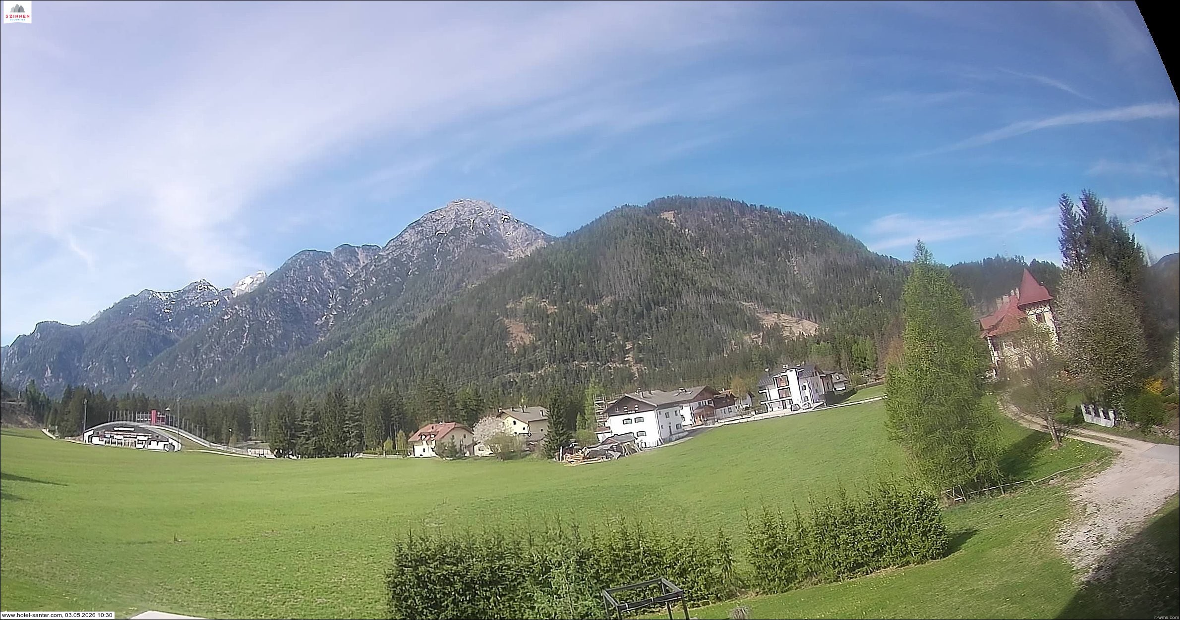 Archiv Foto Webcam Hotel Santer in Toblach