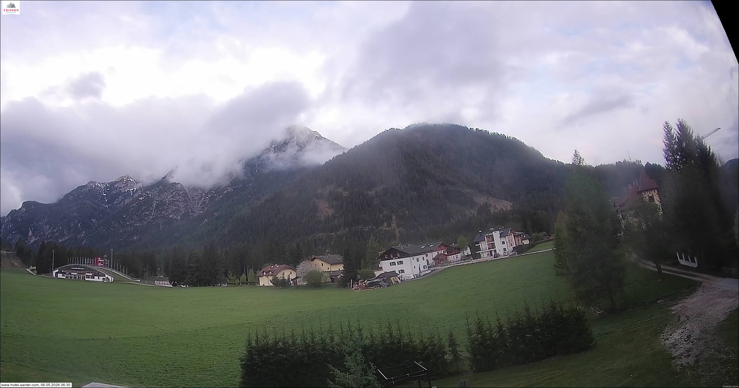 Archiv Foto Webcam Hotel Santer in Toblach