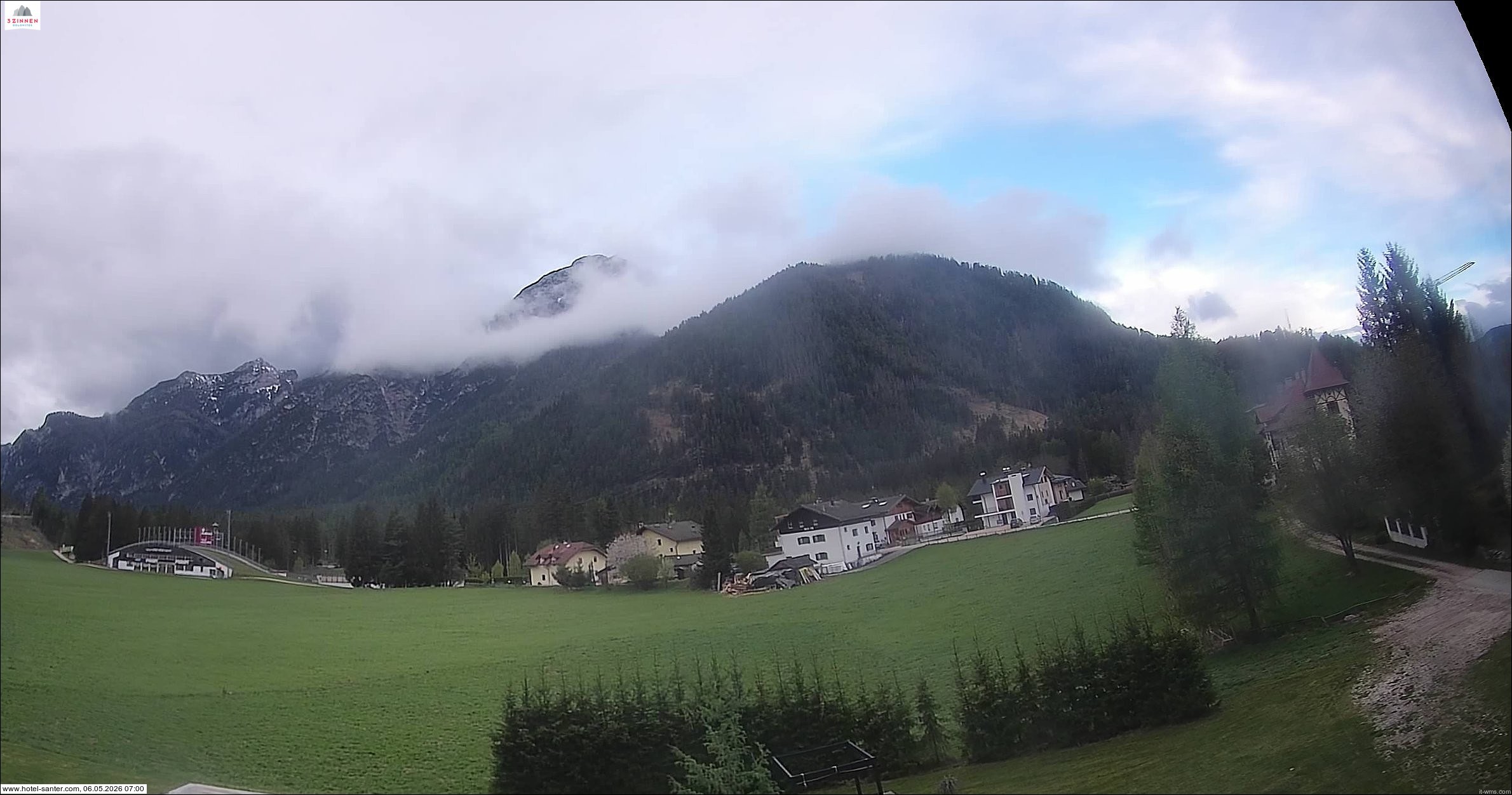 Archiv Foto Webcam Hotel Santer in Toblach