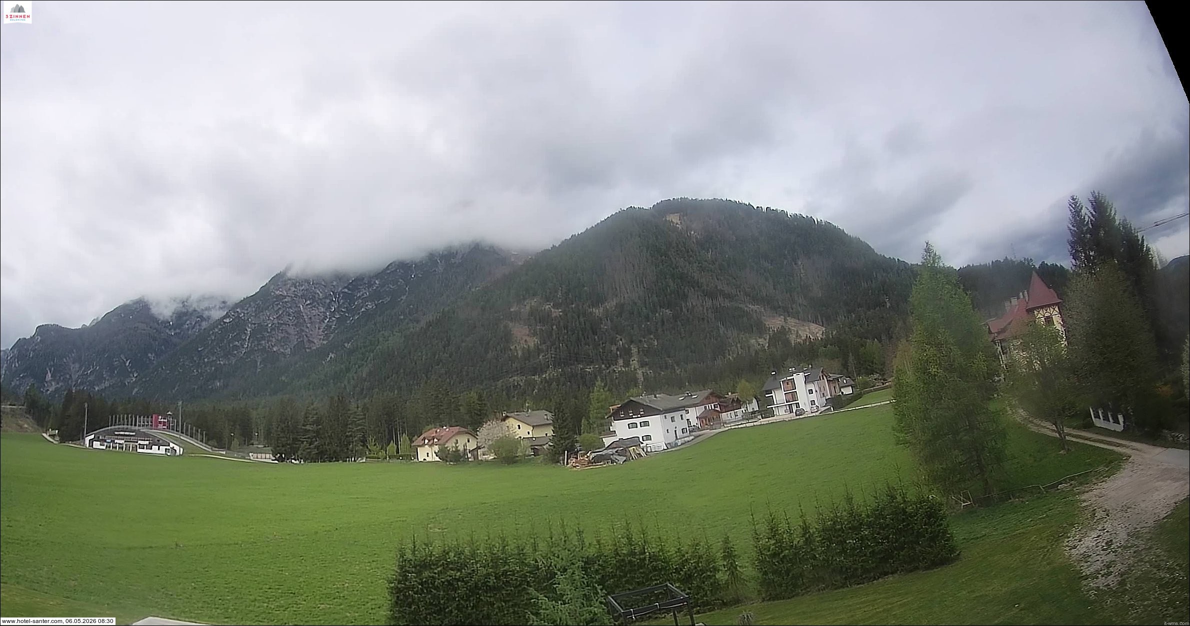 Archiv Foto Webcam Hotel Santer in Toblach