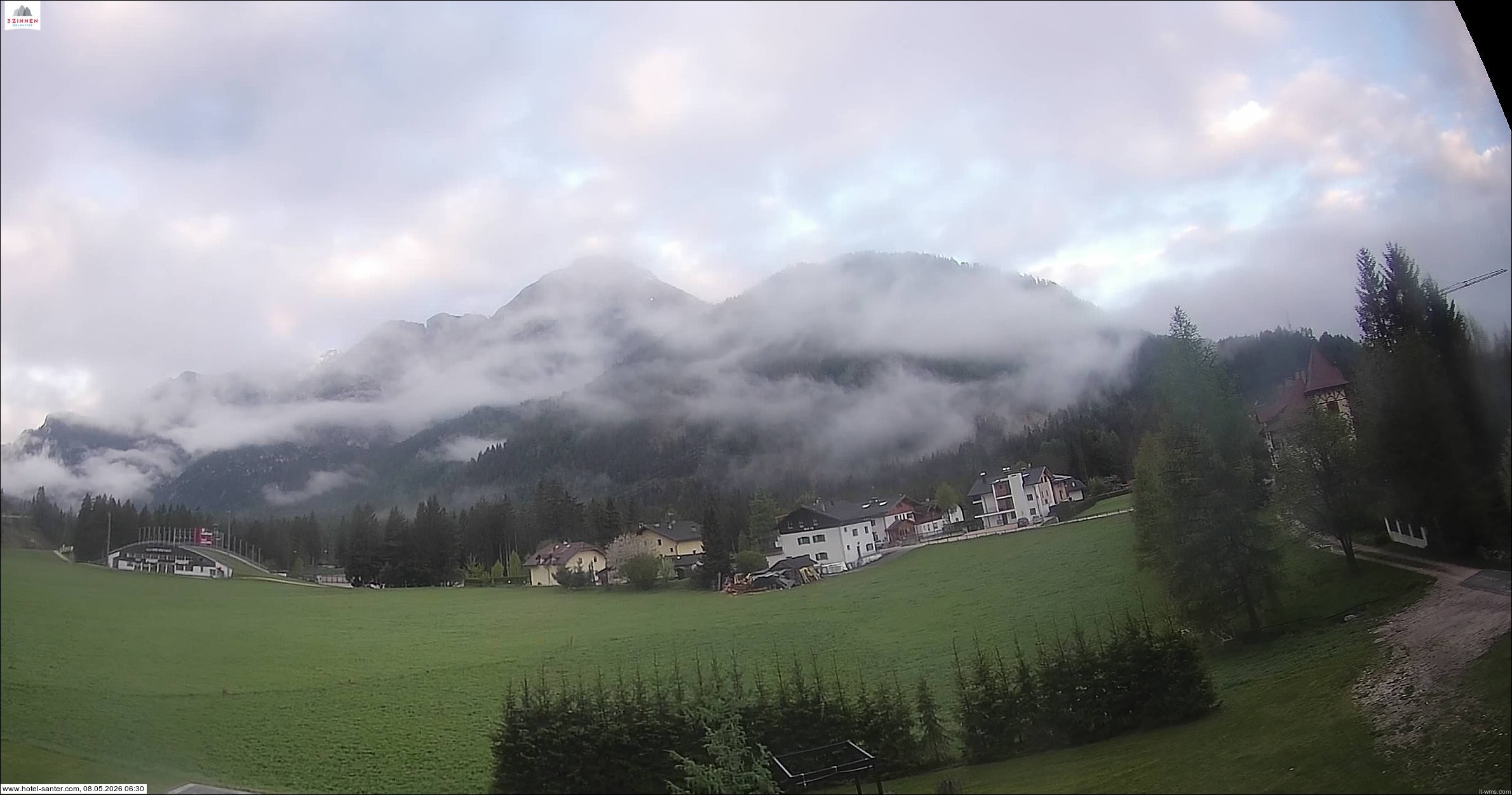 Archiv Foto Webcam Hotel Santer in Toblach