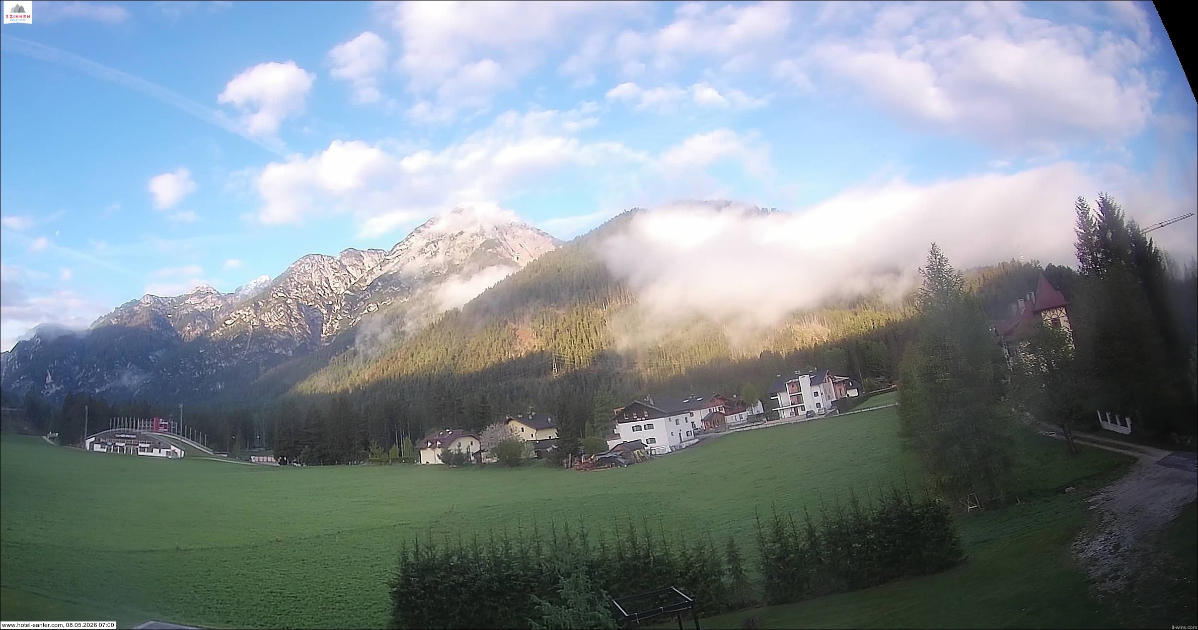 Archiv Foto Webcam Hotel Santer in Toblach