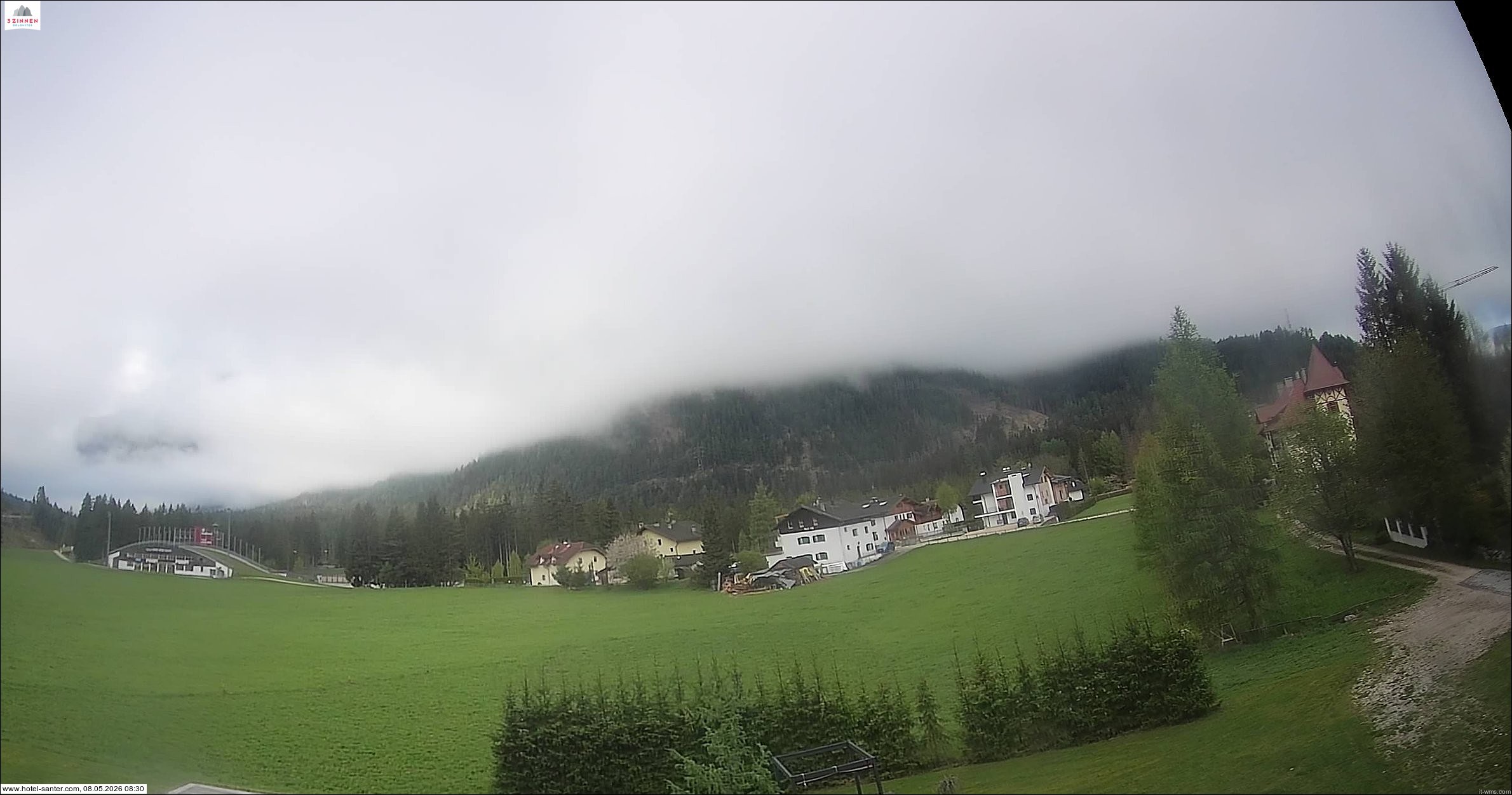 Archiv Foto Webcam Hotel Santer in Toblach