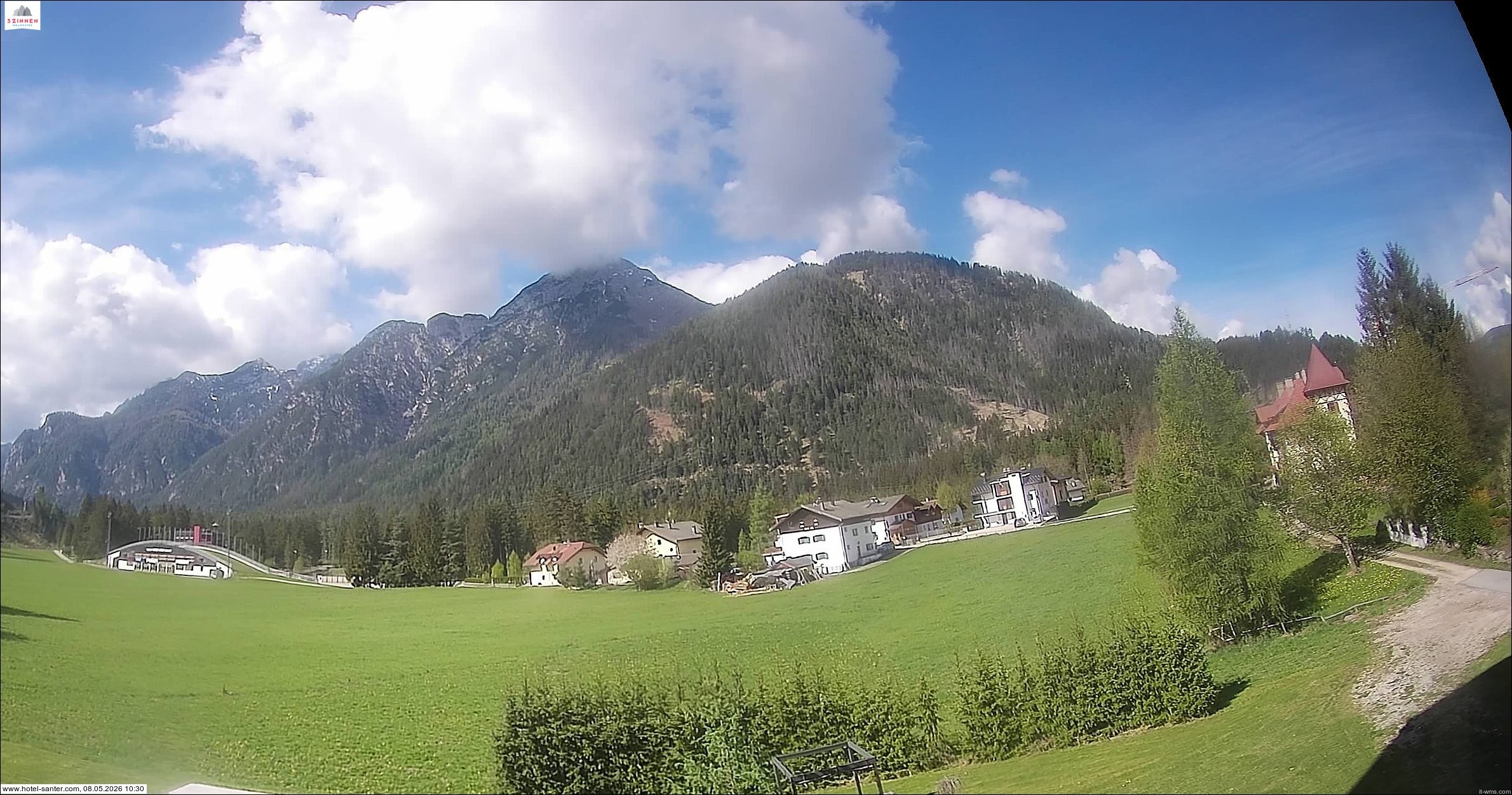 Archiv Foto Webcam Hotel Santer in Toblach