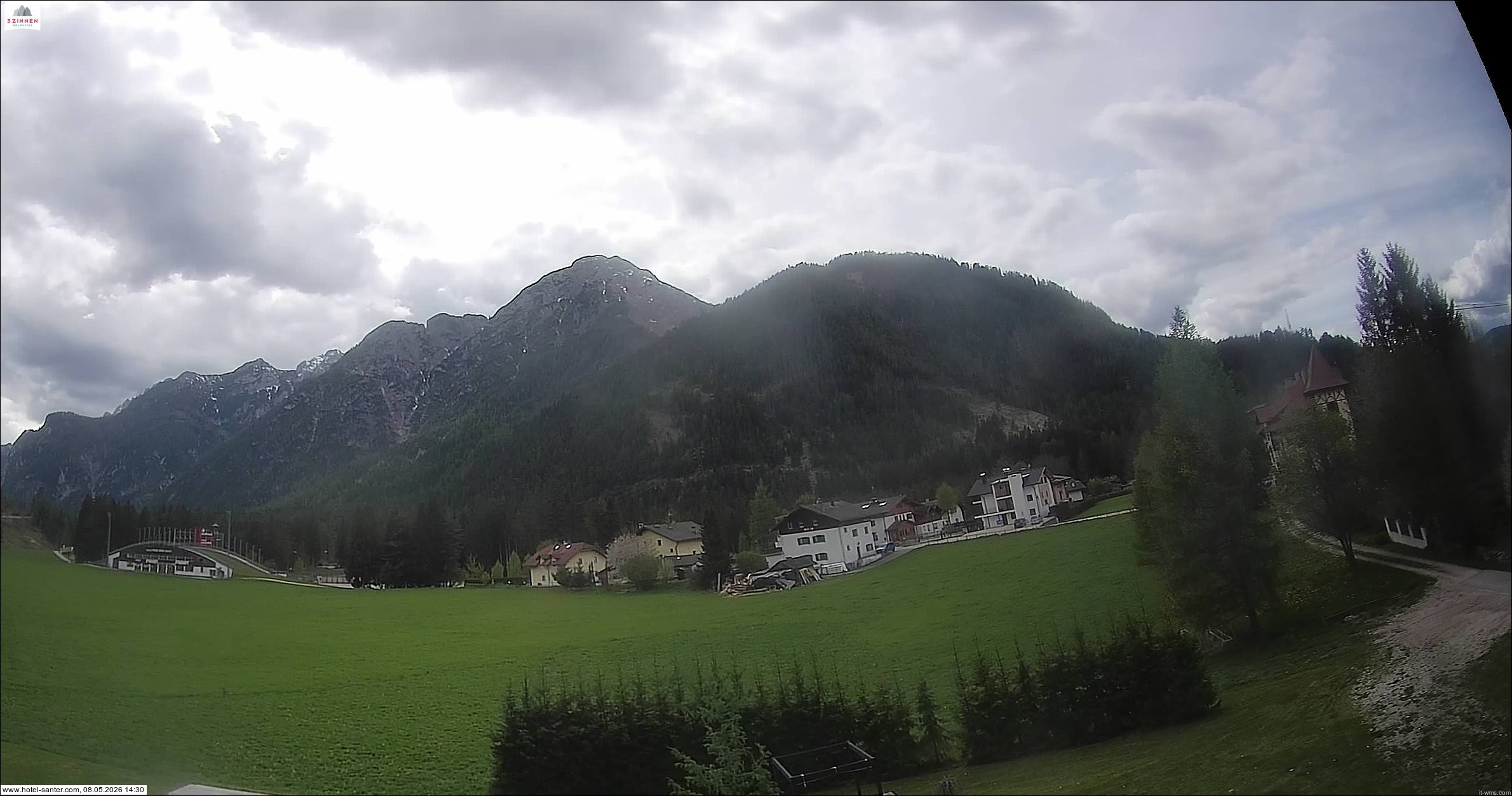 Archiv Foto Webcam Hotel Santer in Toblach