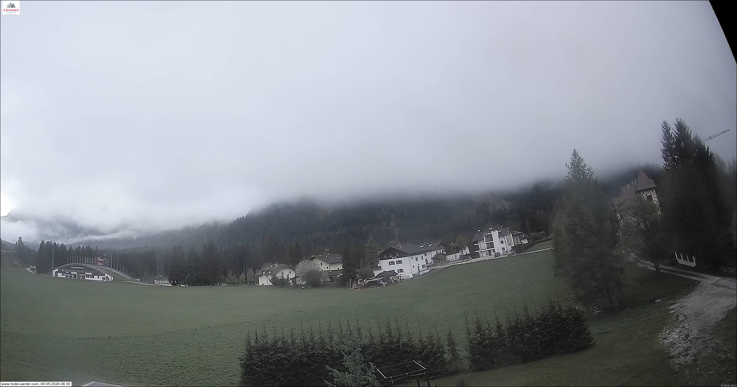 Archiv Foto Webcam Hotel Santer in Toblach