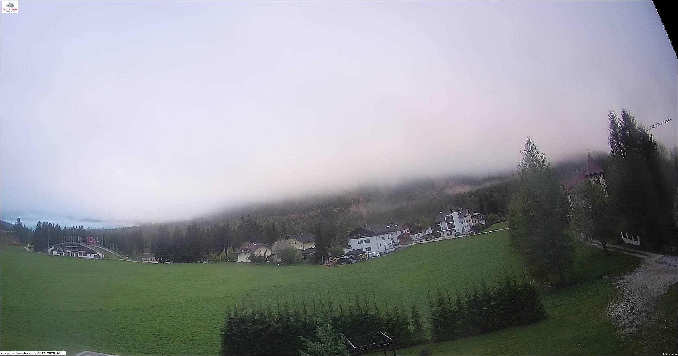 Archiv Foto Webcam Hotel Santer in Toblach