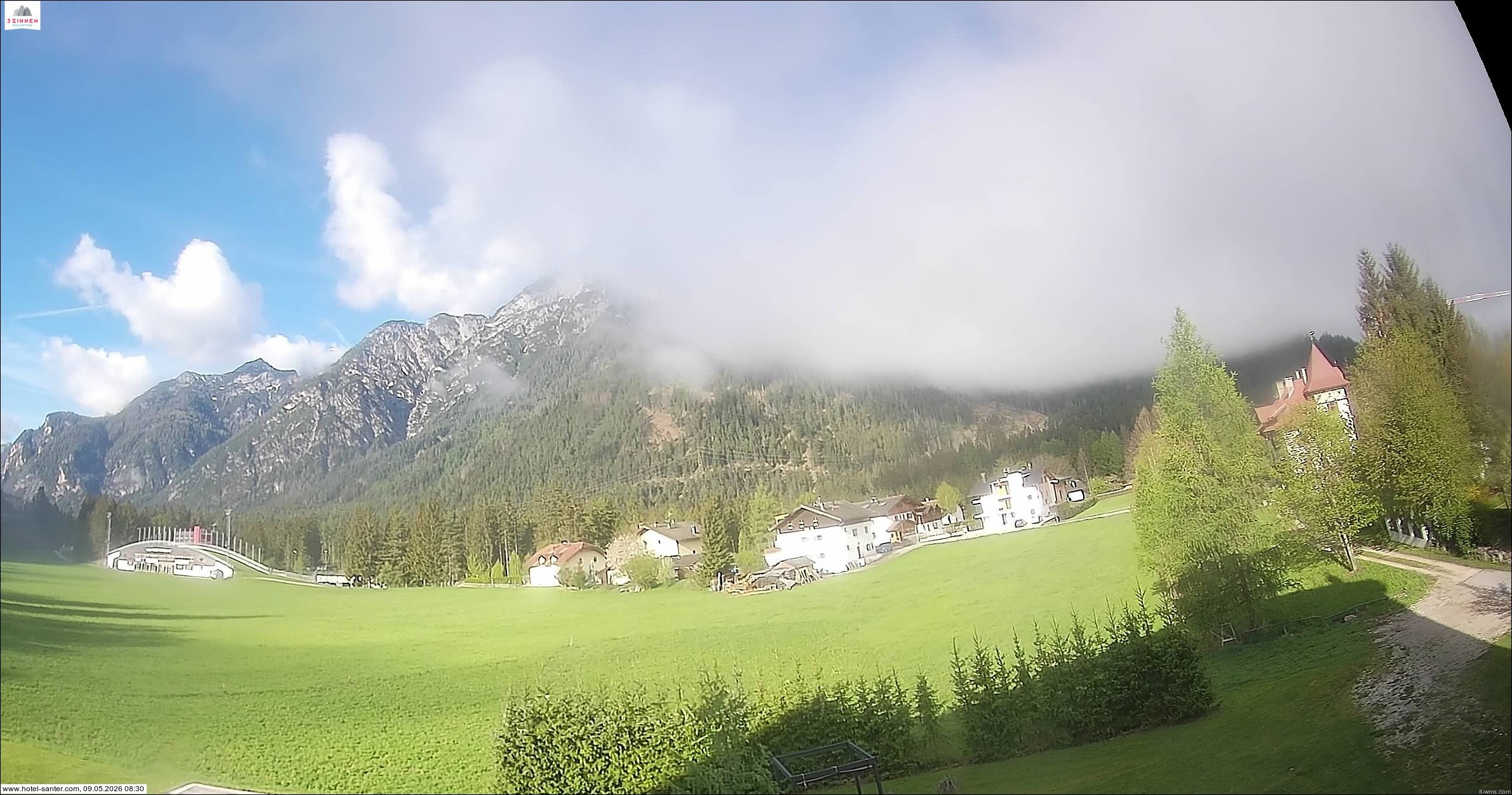 Archiv Foto Webcam Hotel Santer in Toblach