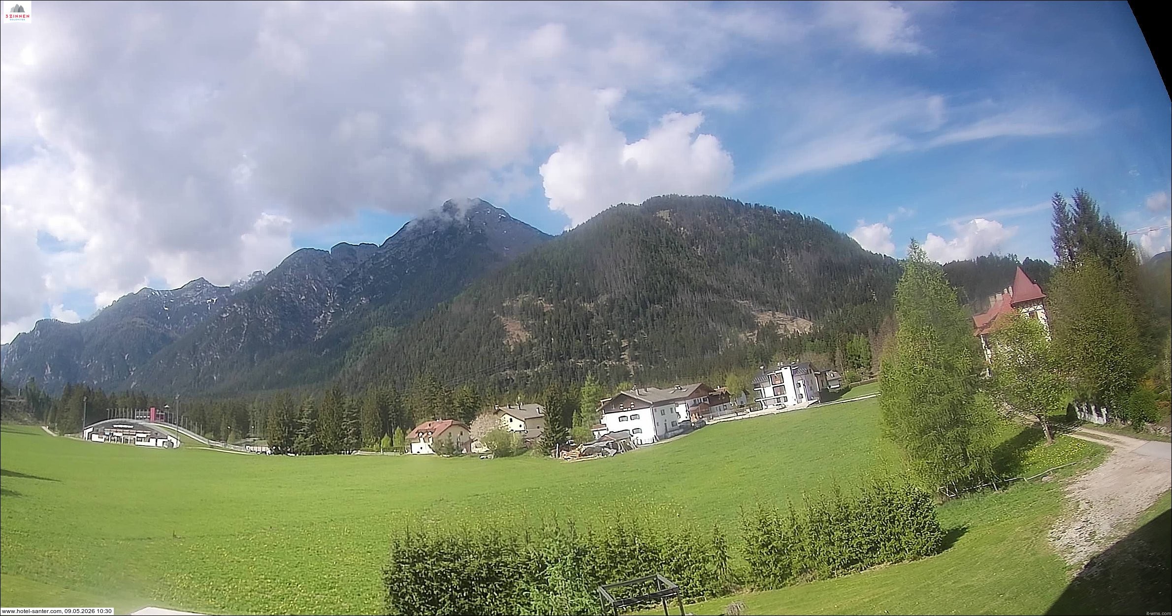 Archiv Foto Webcam Hotel Santer in Toblach