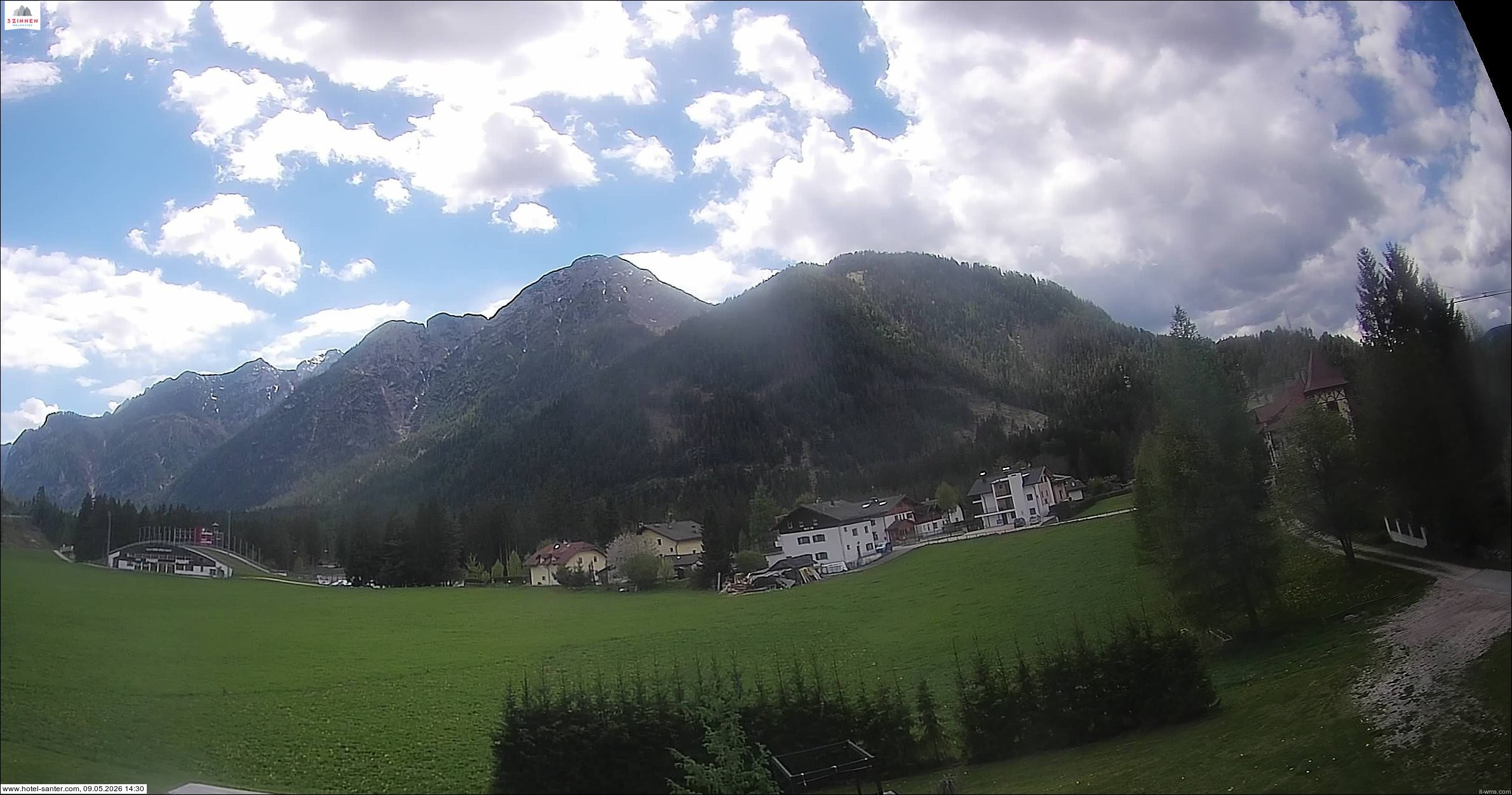 Archiv Foto Webcam Hotel Santer in Toblach