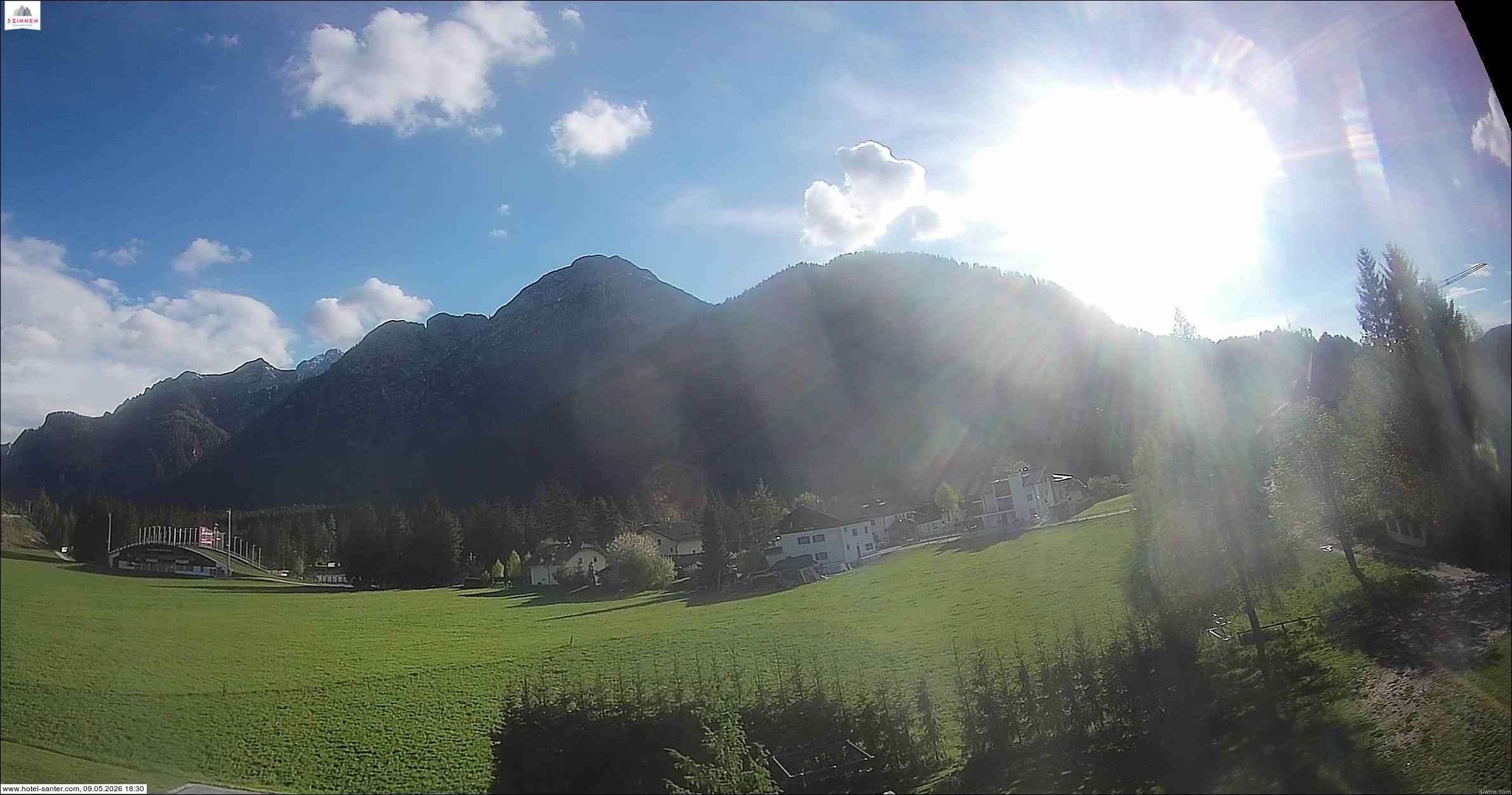 Archiv Foto Webcam Hotel Santer in Toblach