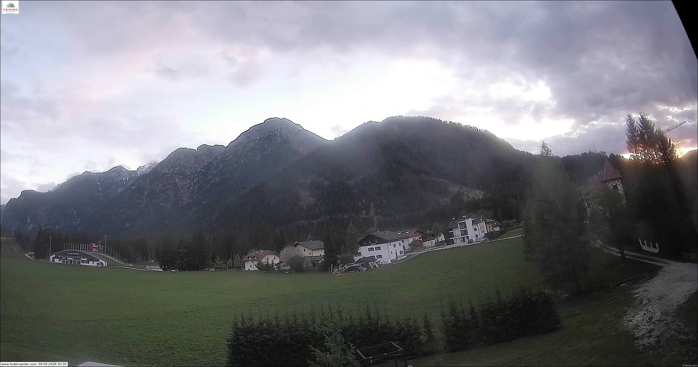 Archiv Foto Webcam Hotel Santer in Toblach