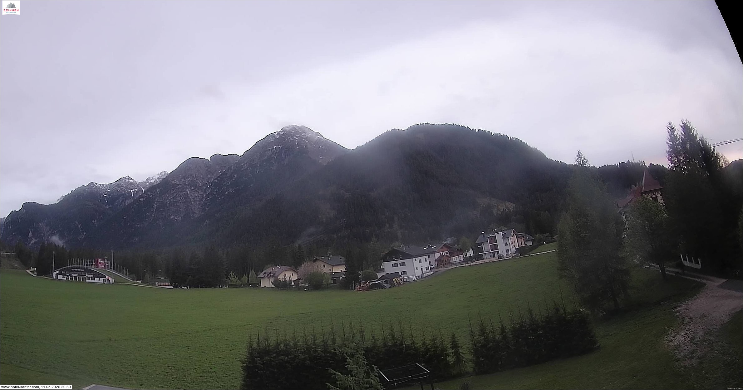 Archiv Foto Webcam Hotel Santer in Toblach