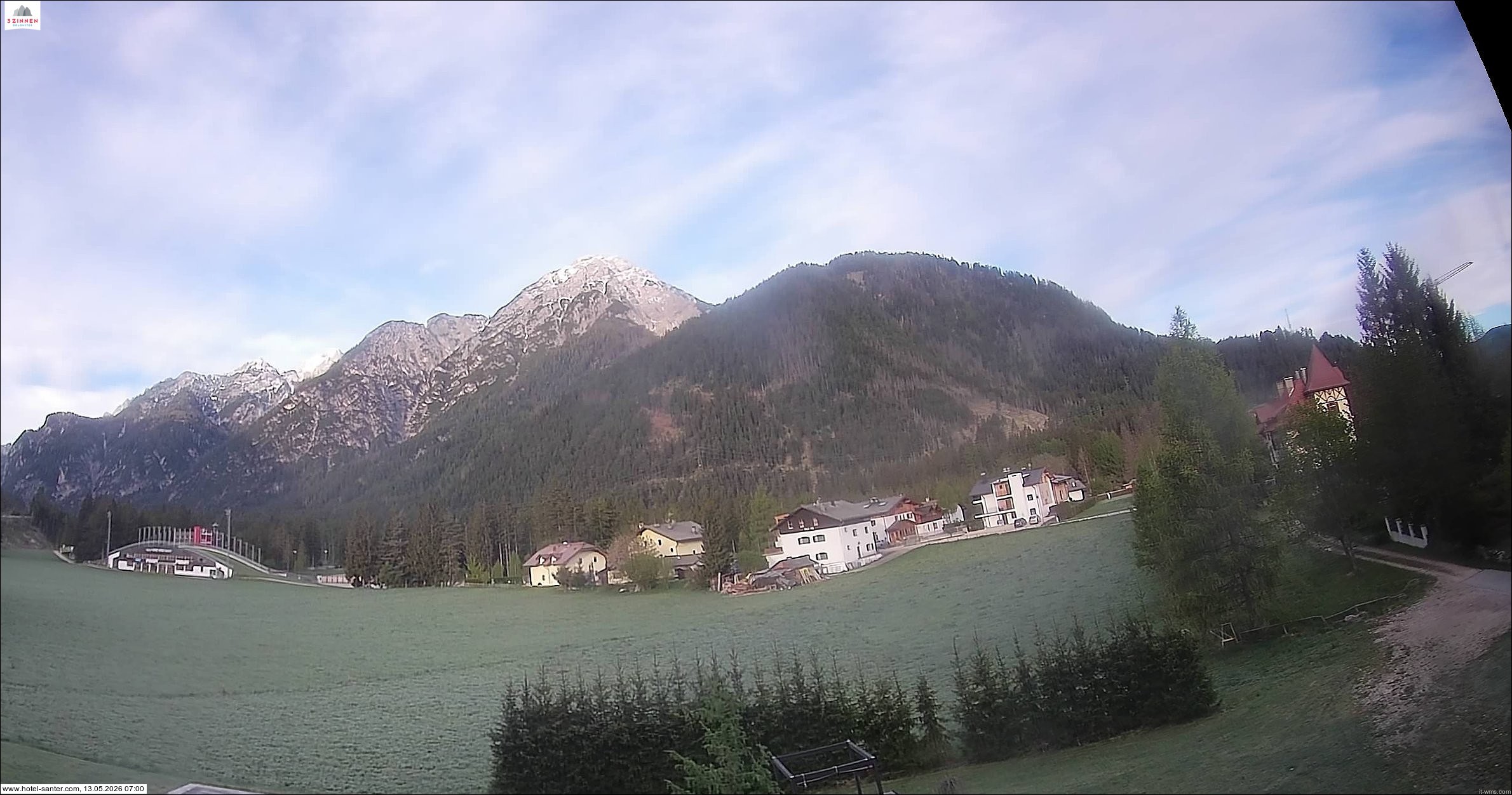 Archiv Foto Webcam Hotel Santer in Toblach