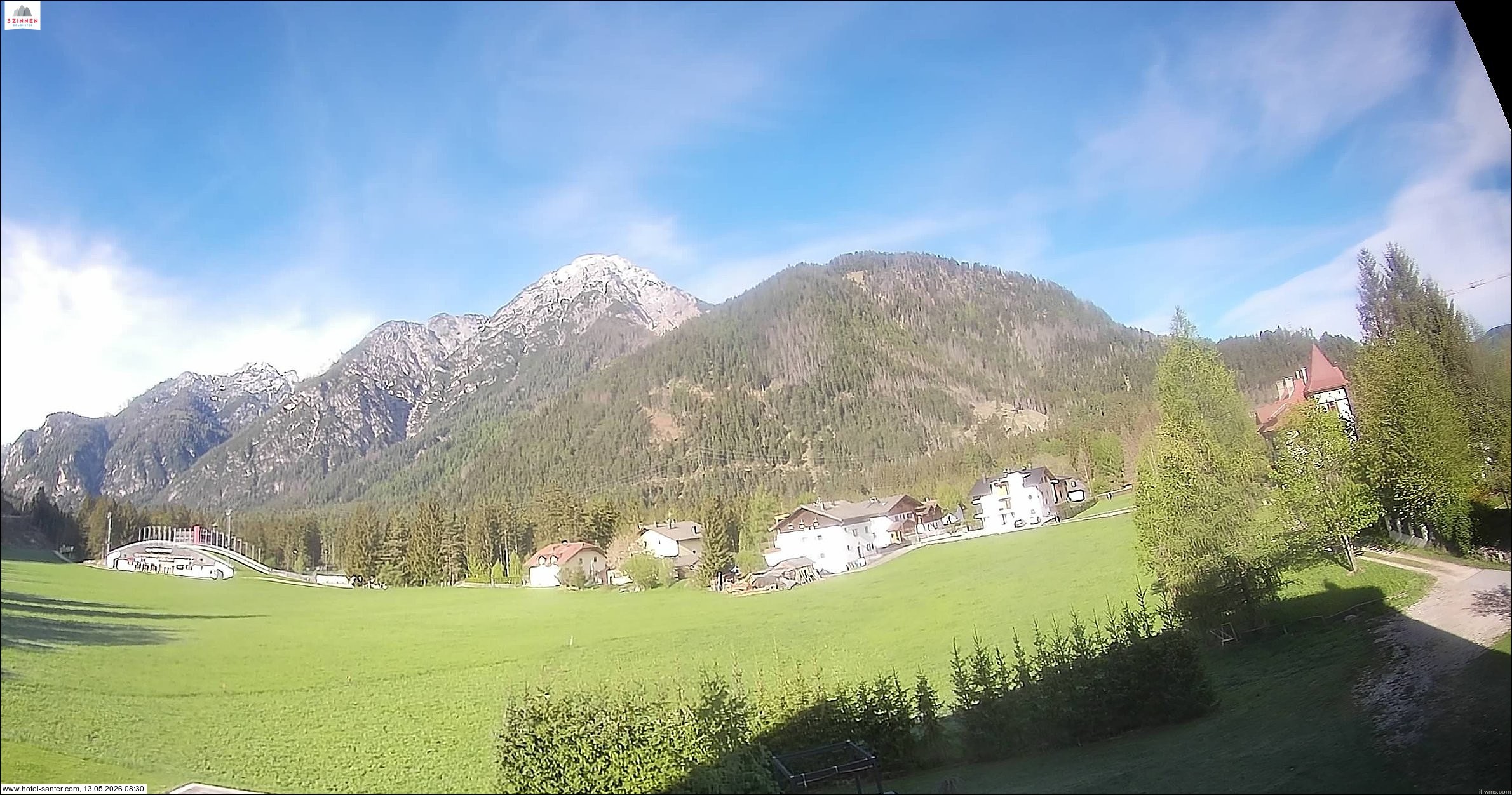 Archiv Foto Webcam Hotel Santer in Toblach