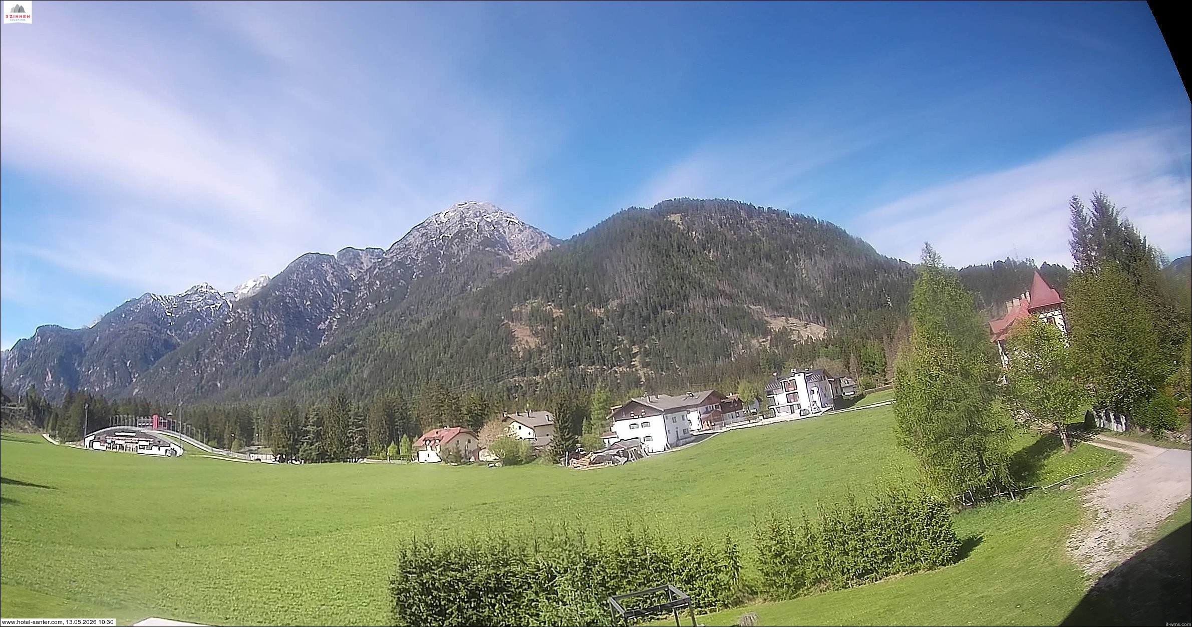 Archiv Foto Webcam Hotel Santer in Toblach