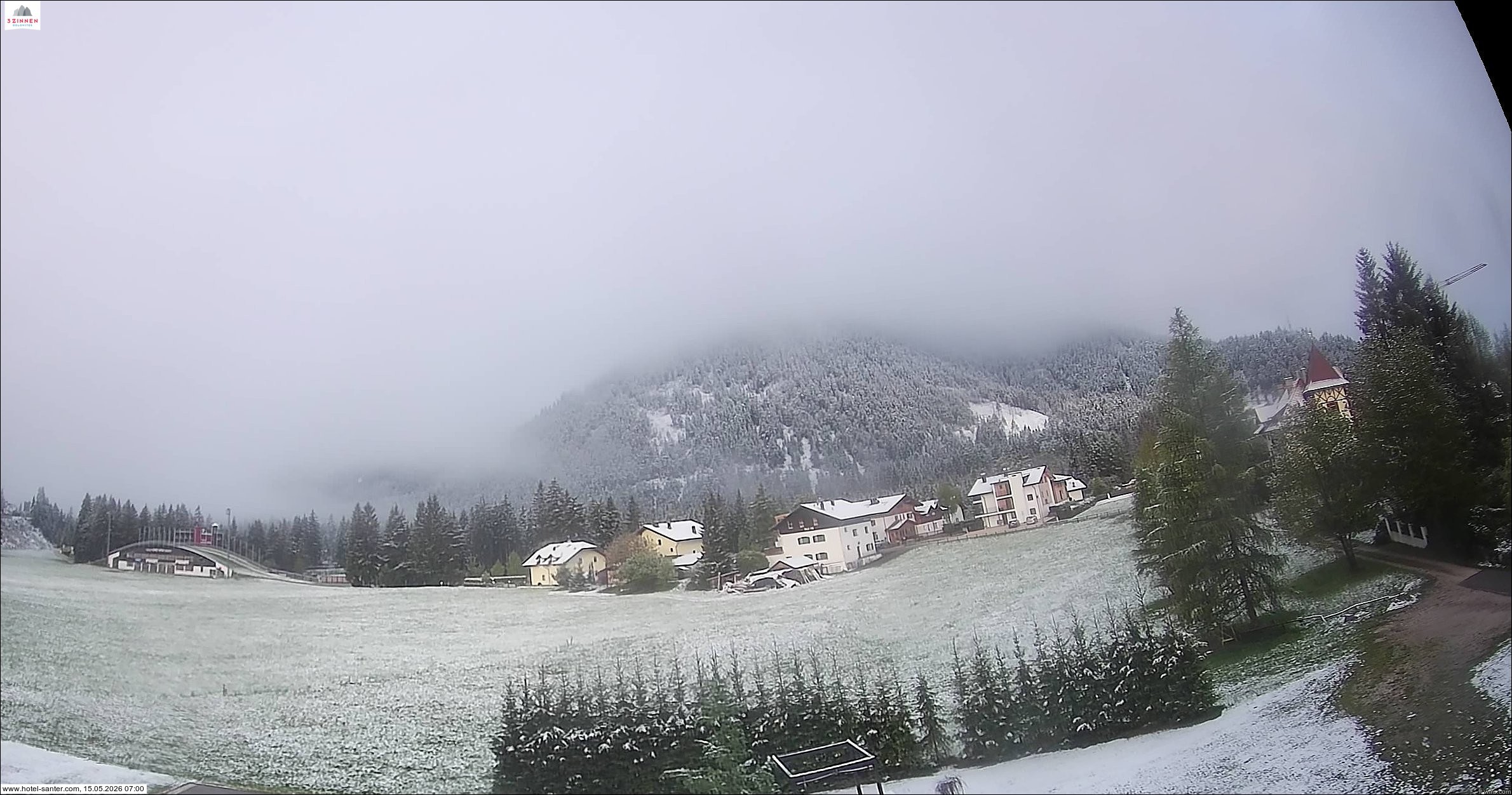 Archiv Foto Webcam Hotel Santer in Toblach