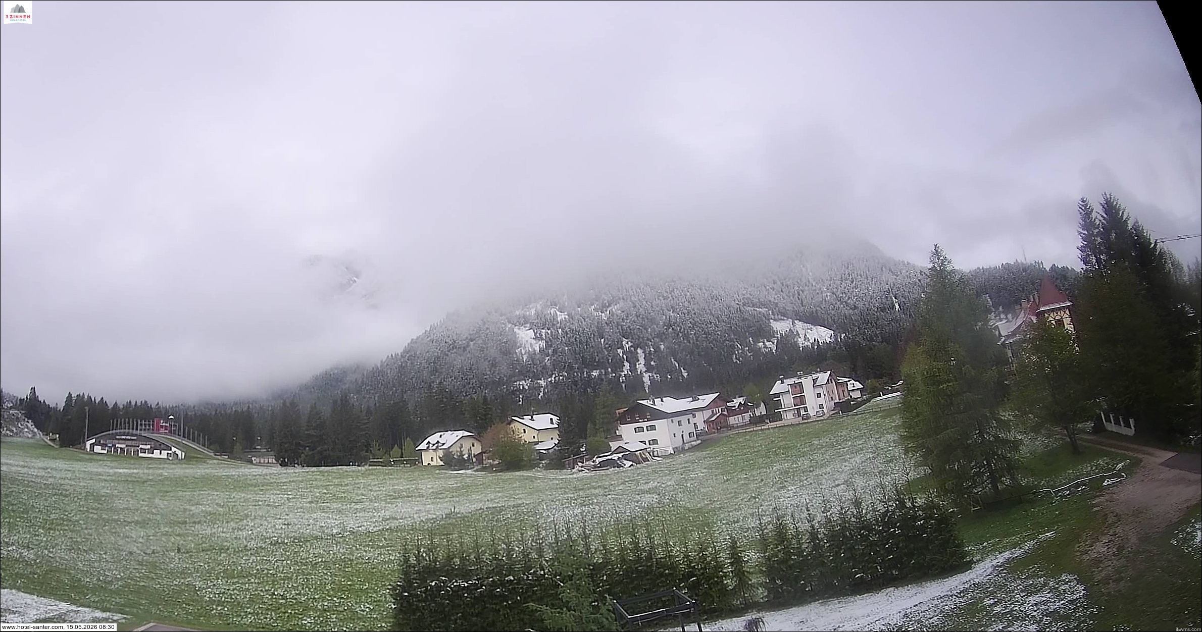 Archiv Foto Webcam Hotel Santer in Toblach