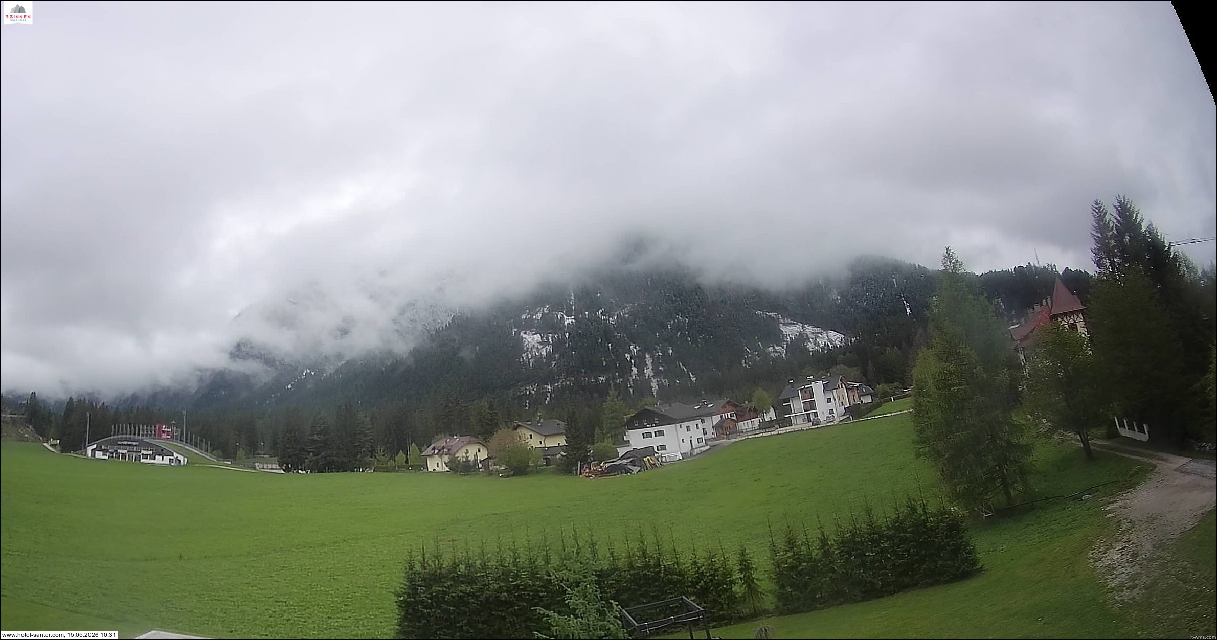 Archiv Foto Webcam Hotel Santer in Toblach