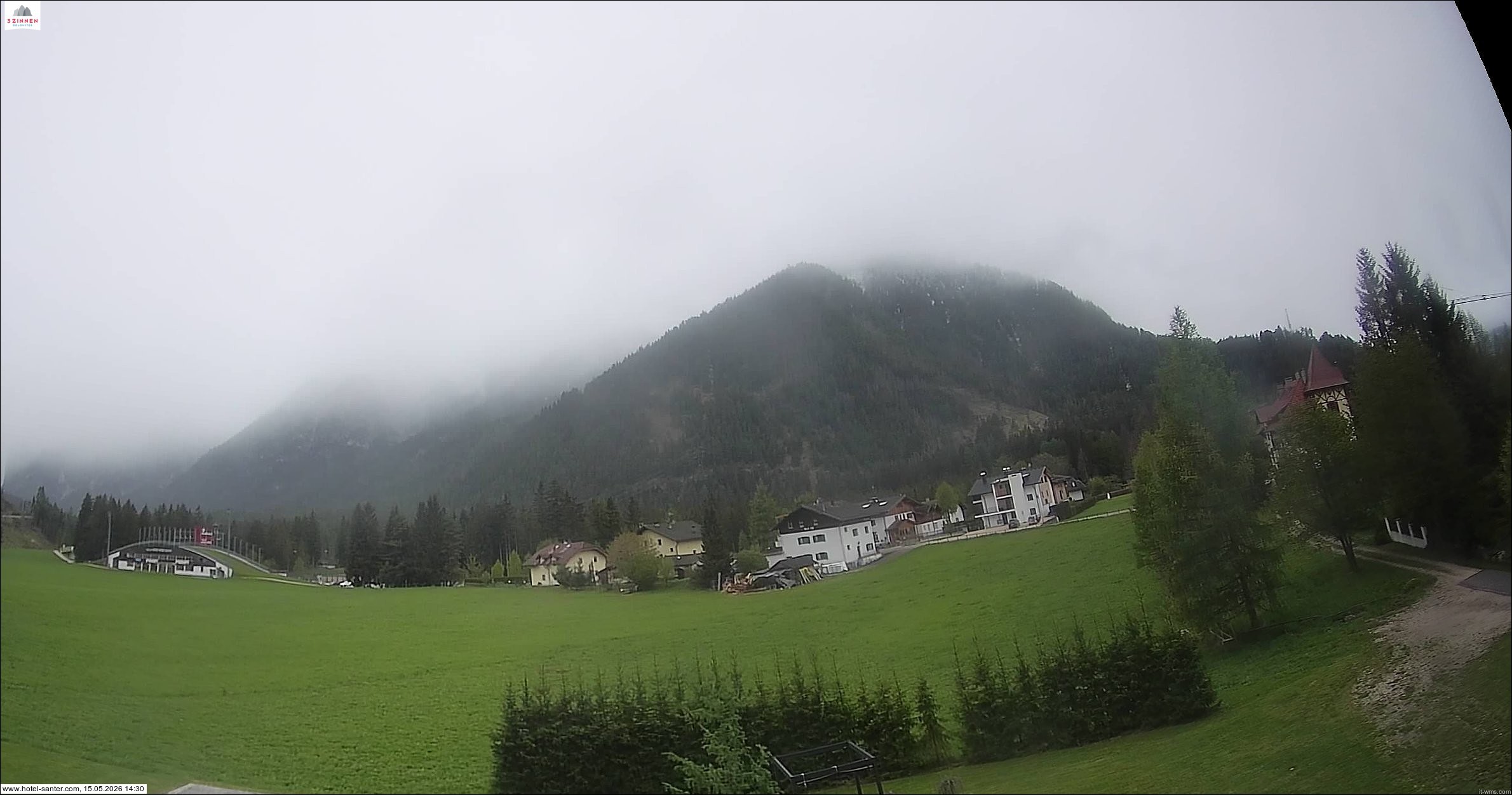 Archiv Foto Webcam Hotel Santer in Toblach