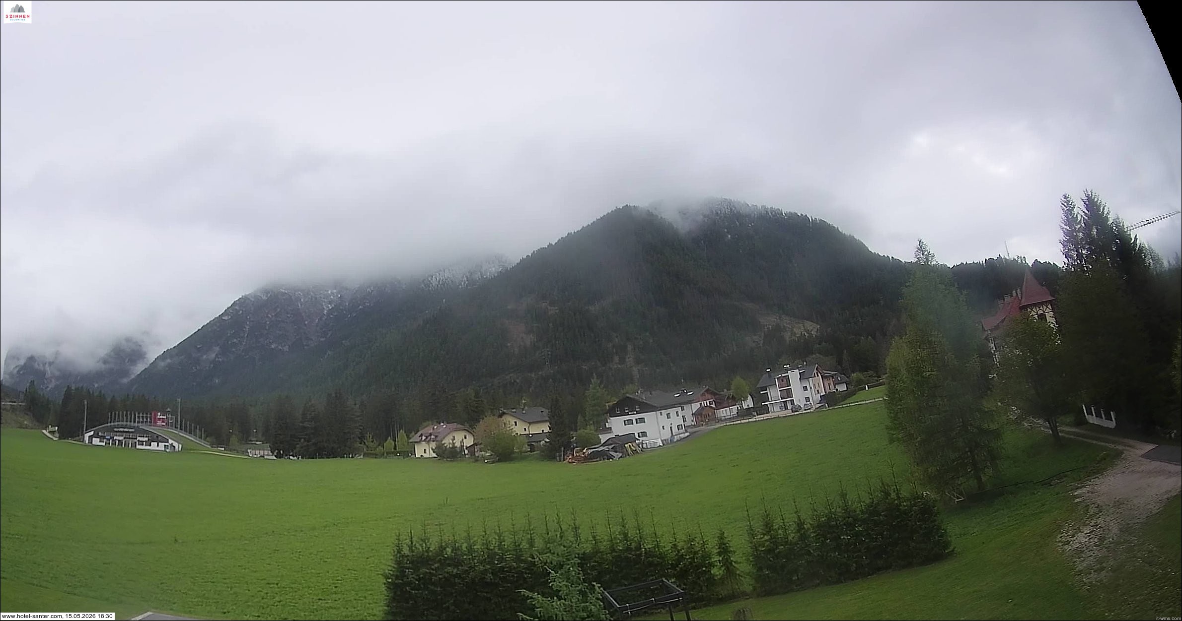 Archiv Foto Webcam Hotel Santer in Toblach