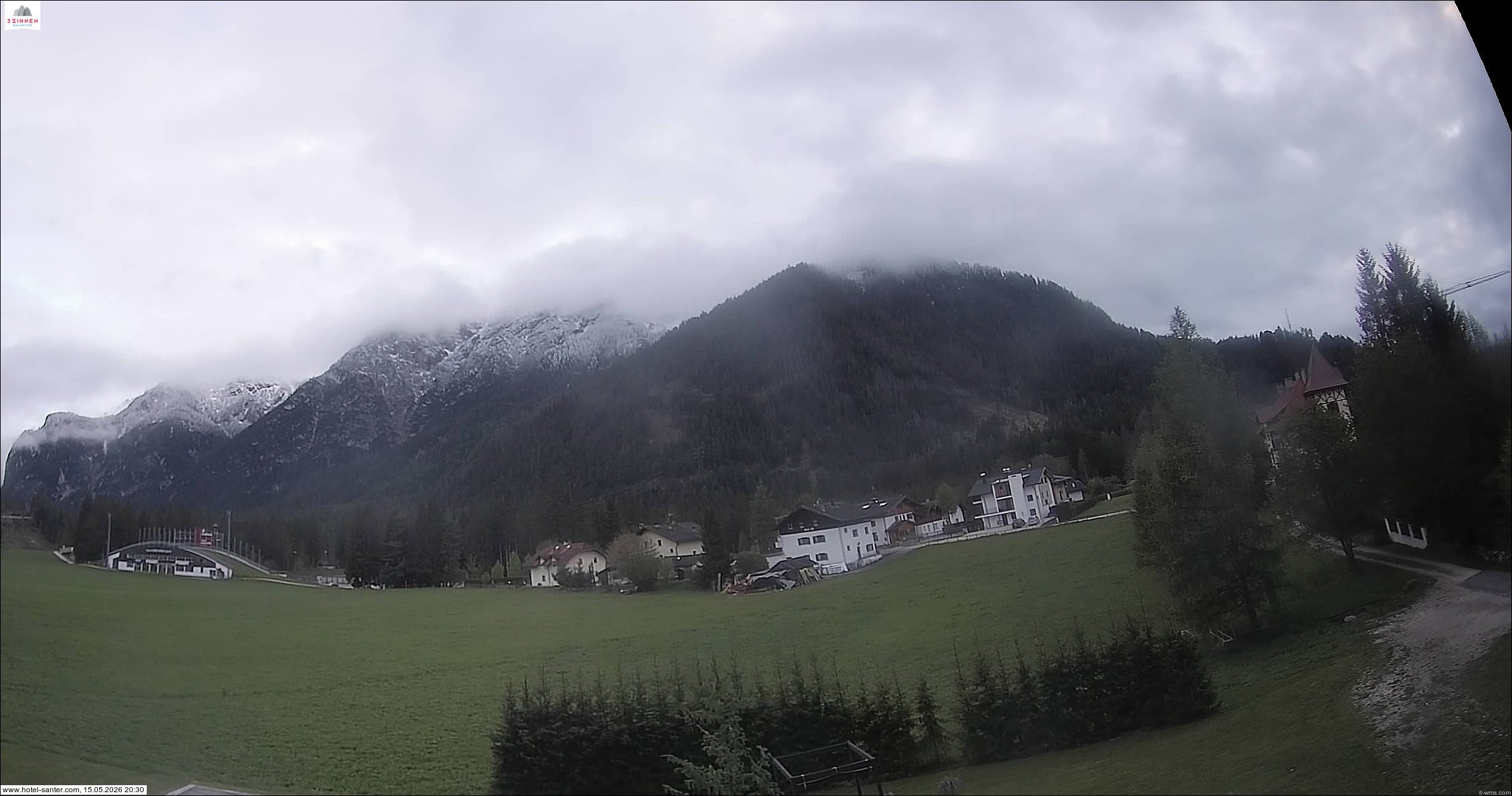 Archiv Foto Webcam Hotel Santer in Toblach