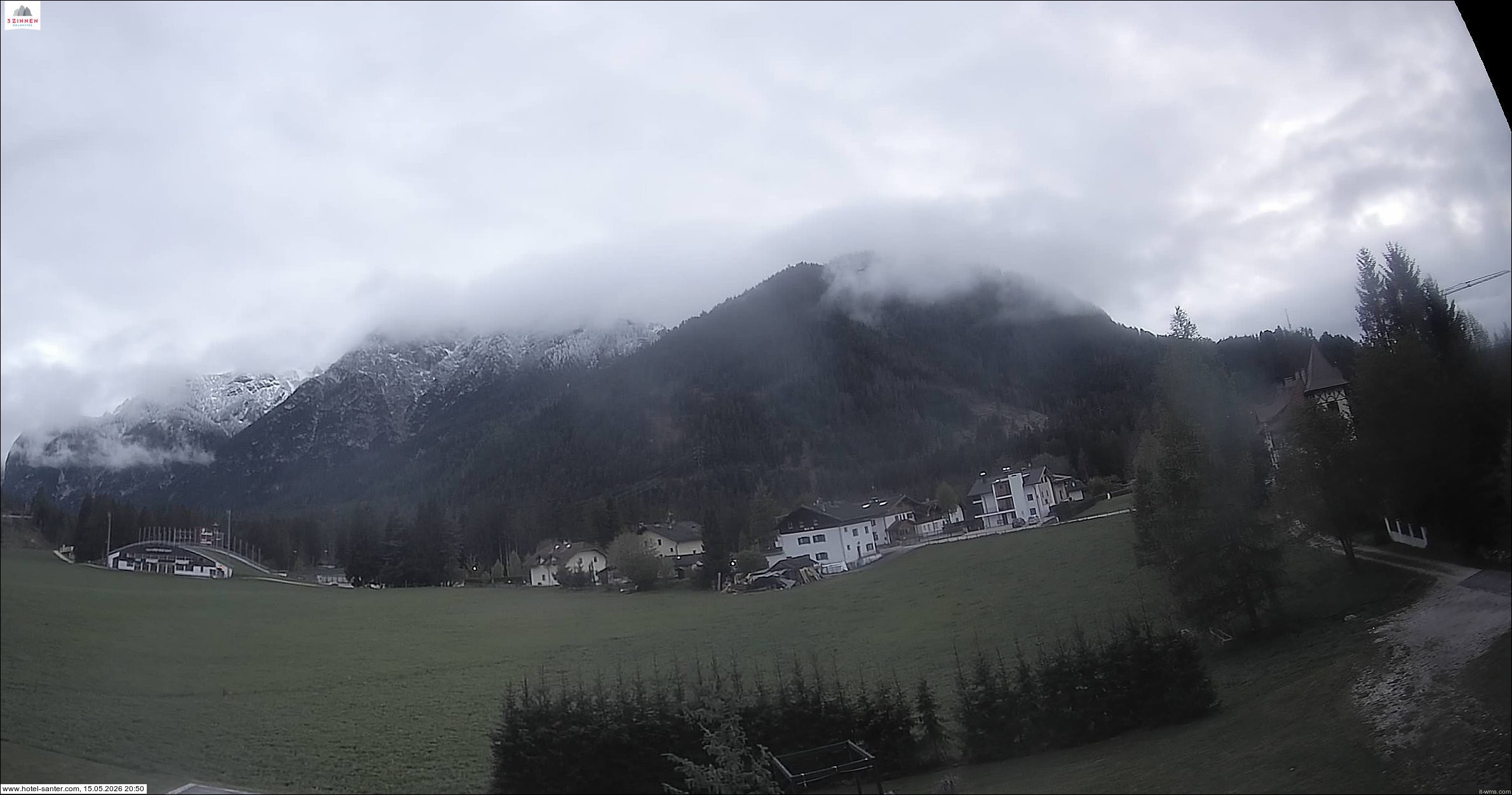 Archiv Foto Webcam Hotel Santer in Toblach