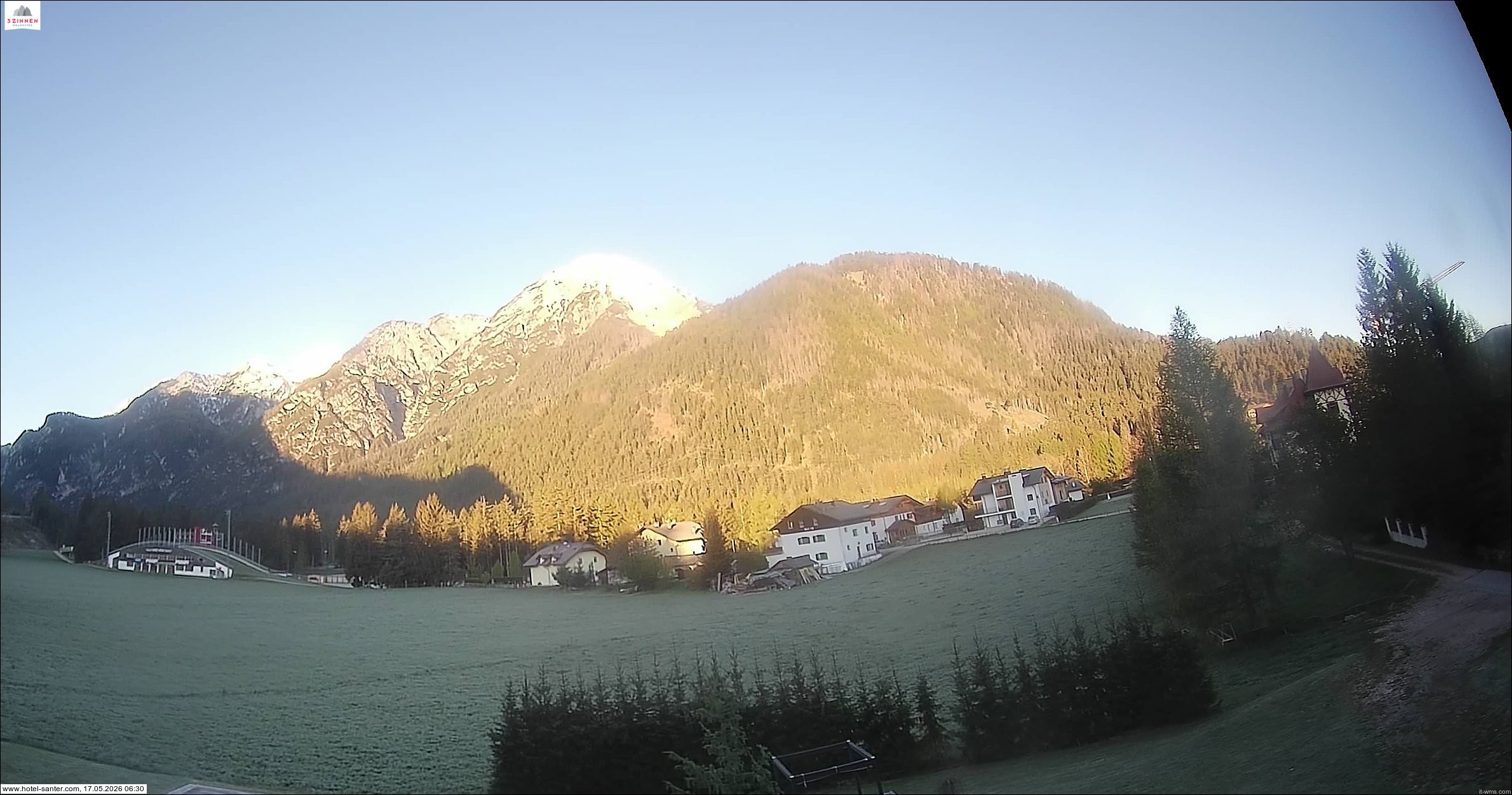Archiv Foto Webcam Hotel Santer in Toblach