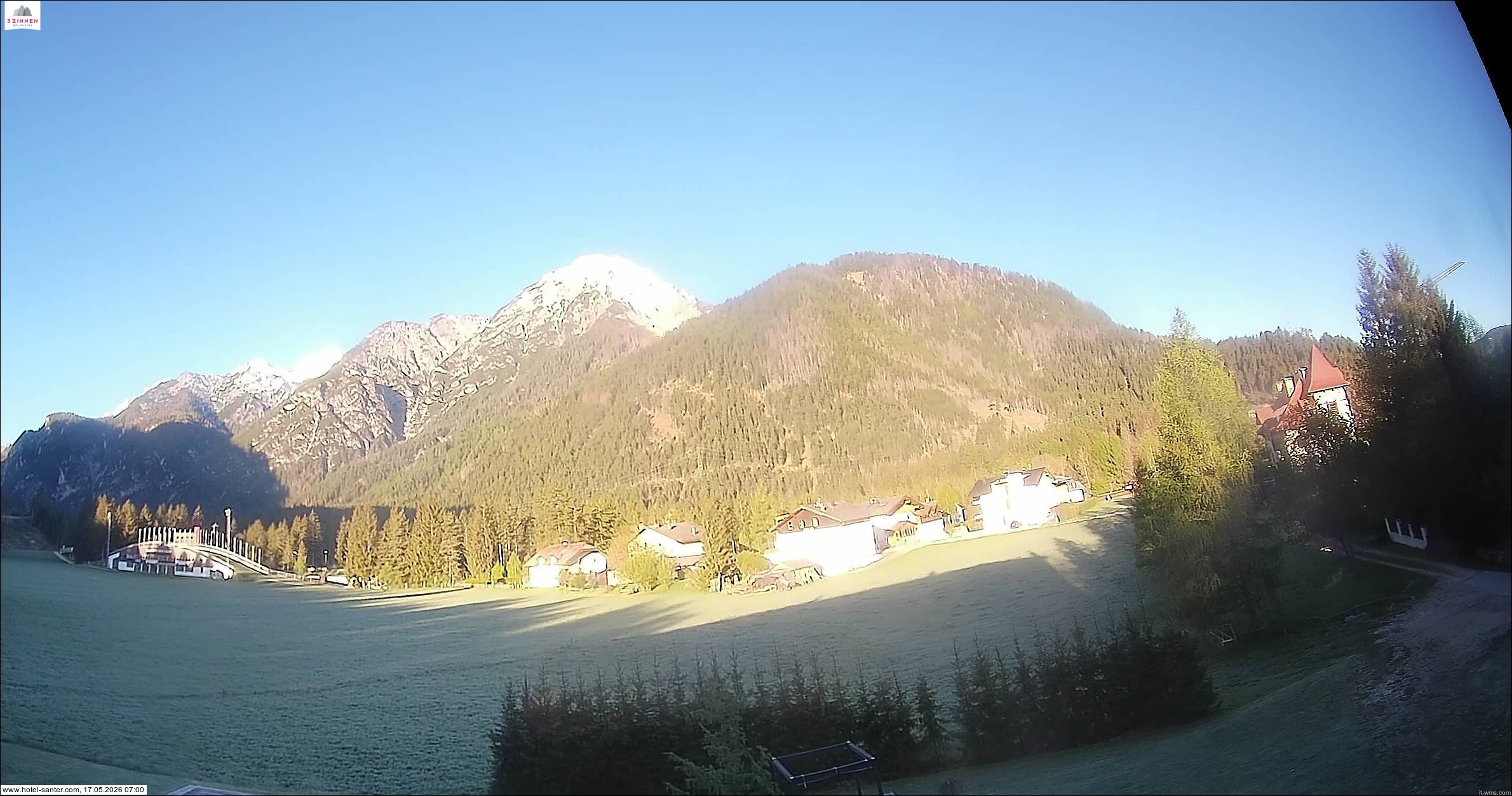 Archiv Foto Webcam Hotel Santer in Toblach