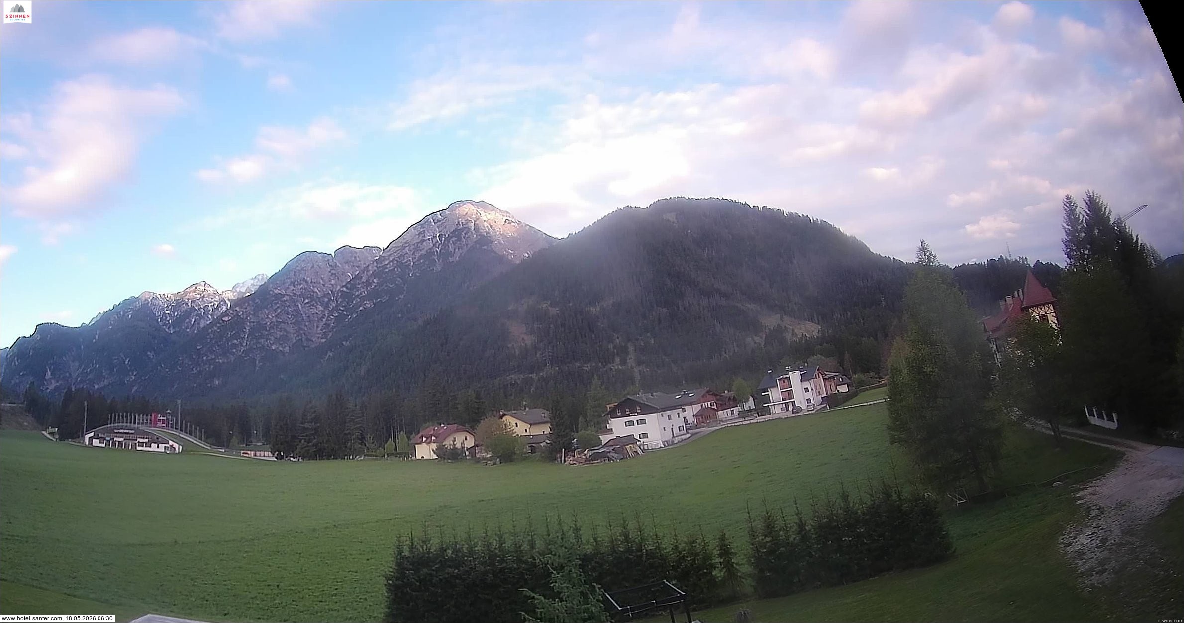 Archiv Foto Webcam Hotel Santer in Toblach