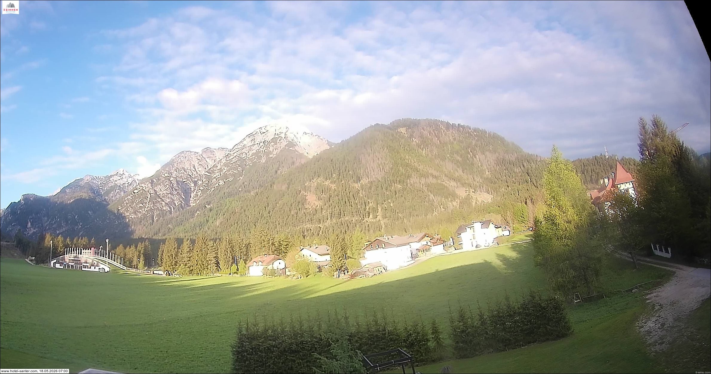 Archiv Foto Webcam Hotel Santer in Toblach