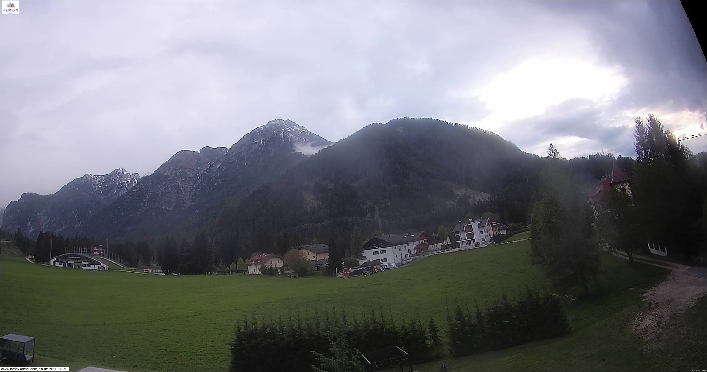 Archived image Webcam Hotel Santer in Toblach