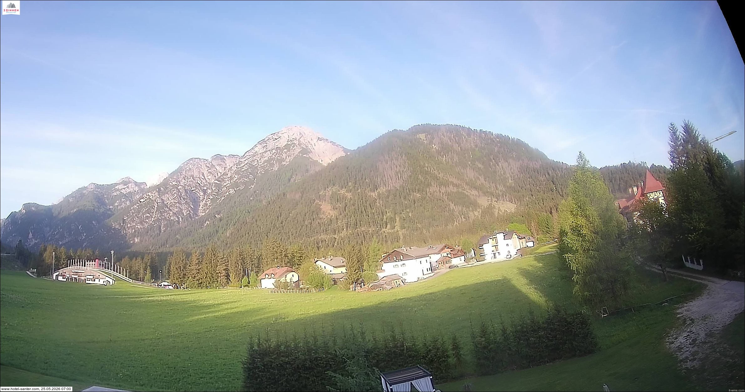 Archiv Foto Webcam Hotel Santer in Toblach