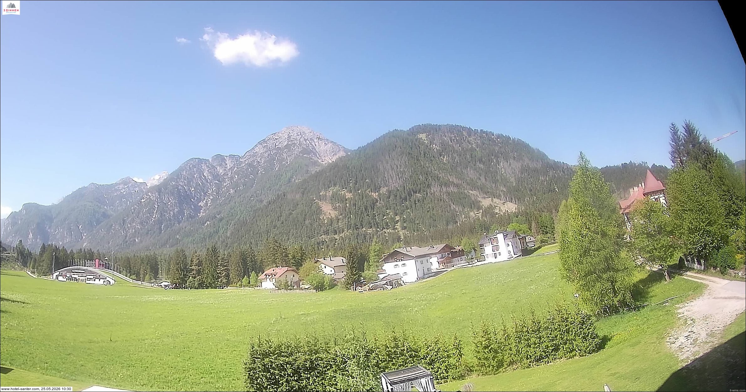 Archiv Foto Webcam Hotel Santer in Toblach