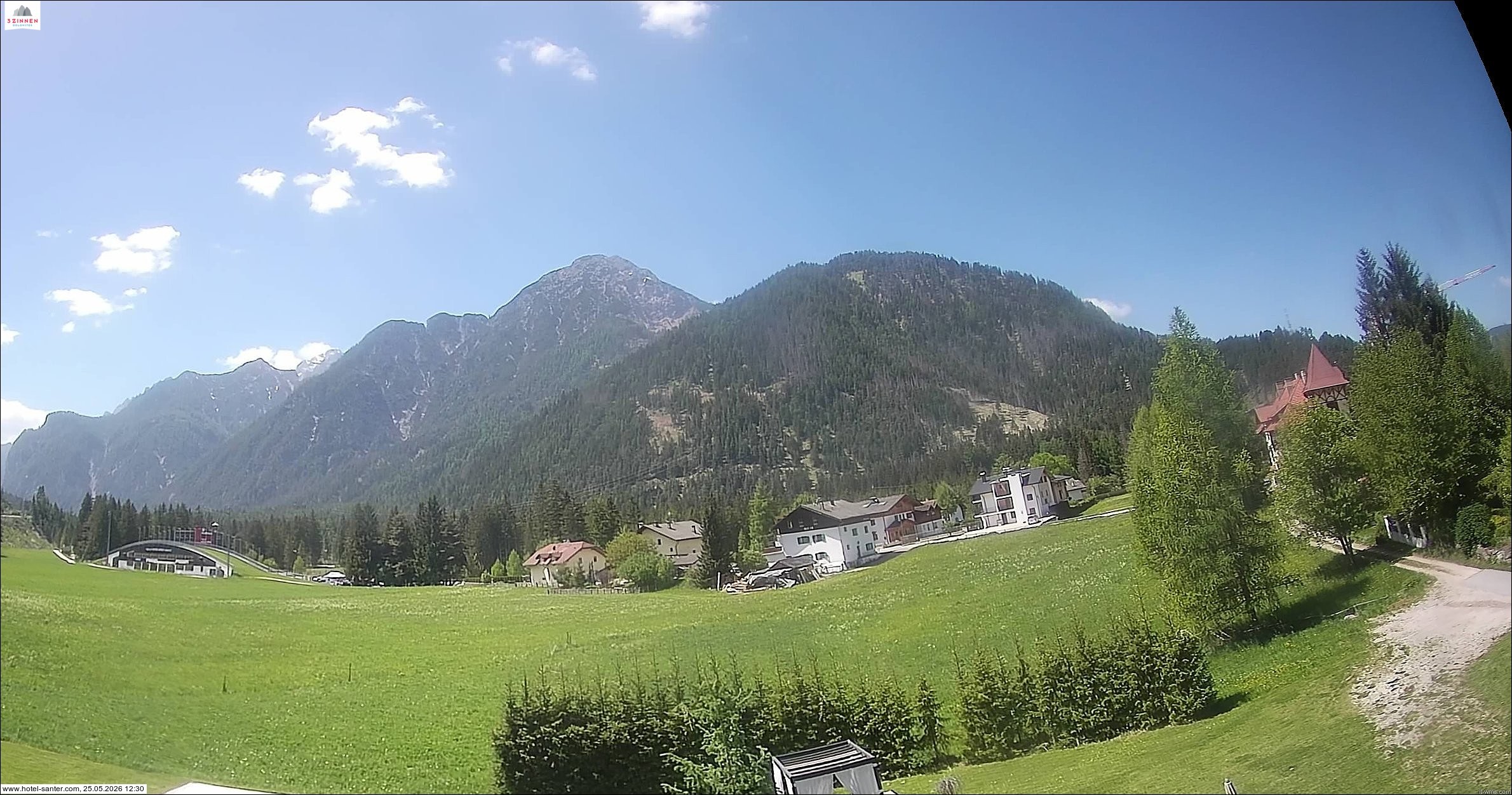 Archiv Foto Webcam Hotel Santer in Toblach