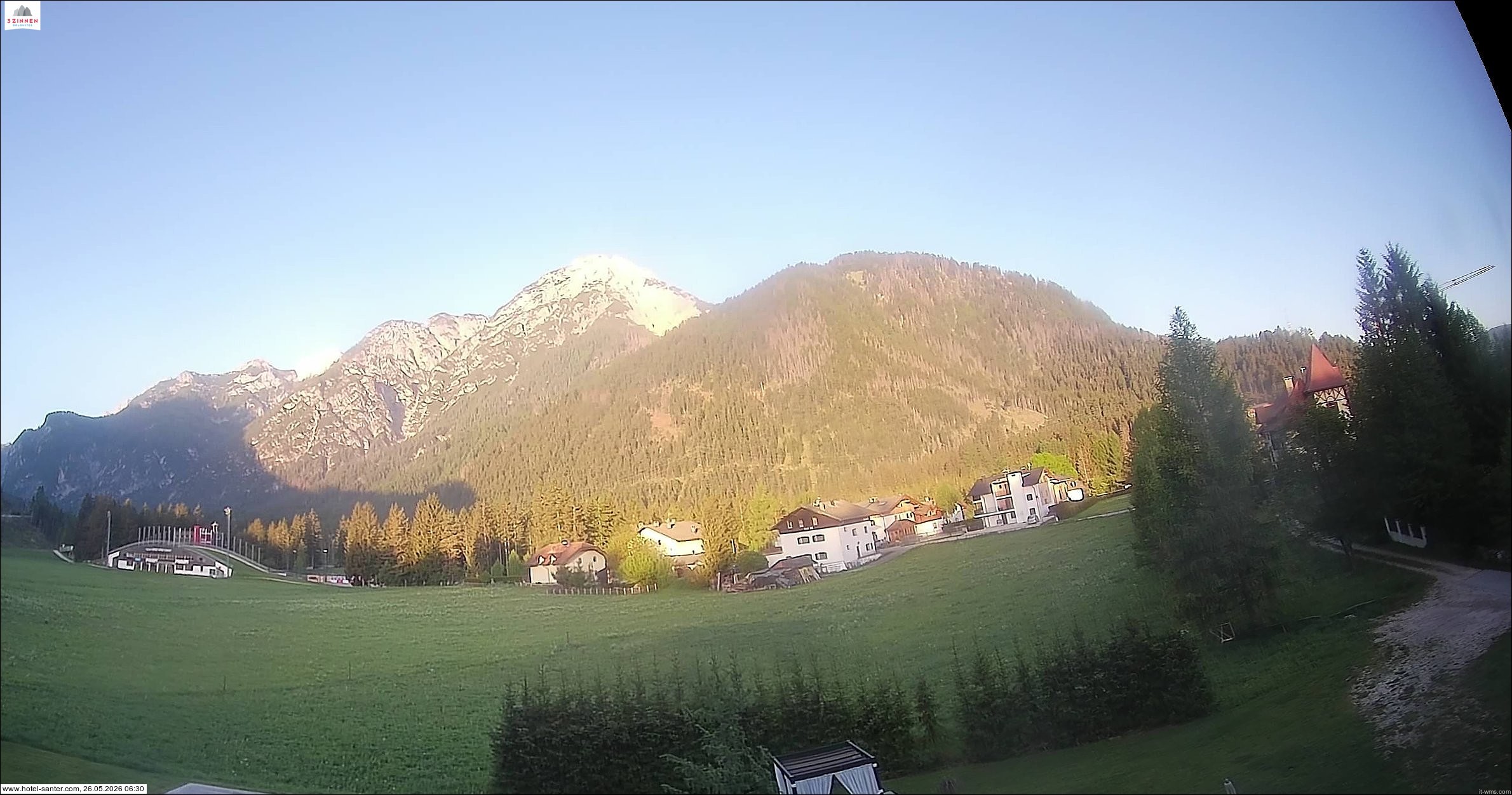Archiv Foto Webcam Hotel Santer in Toblach