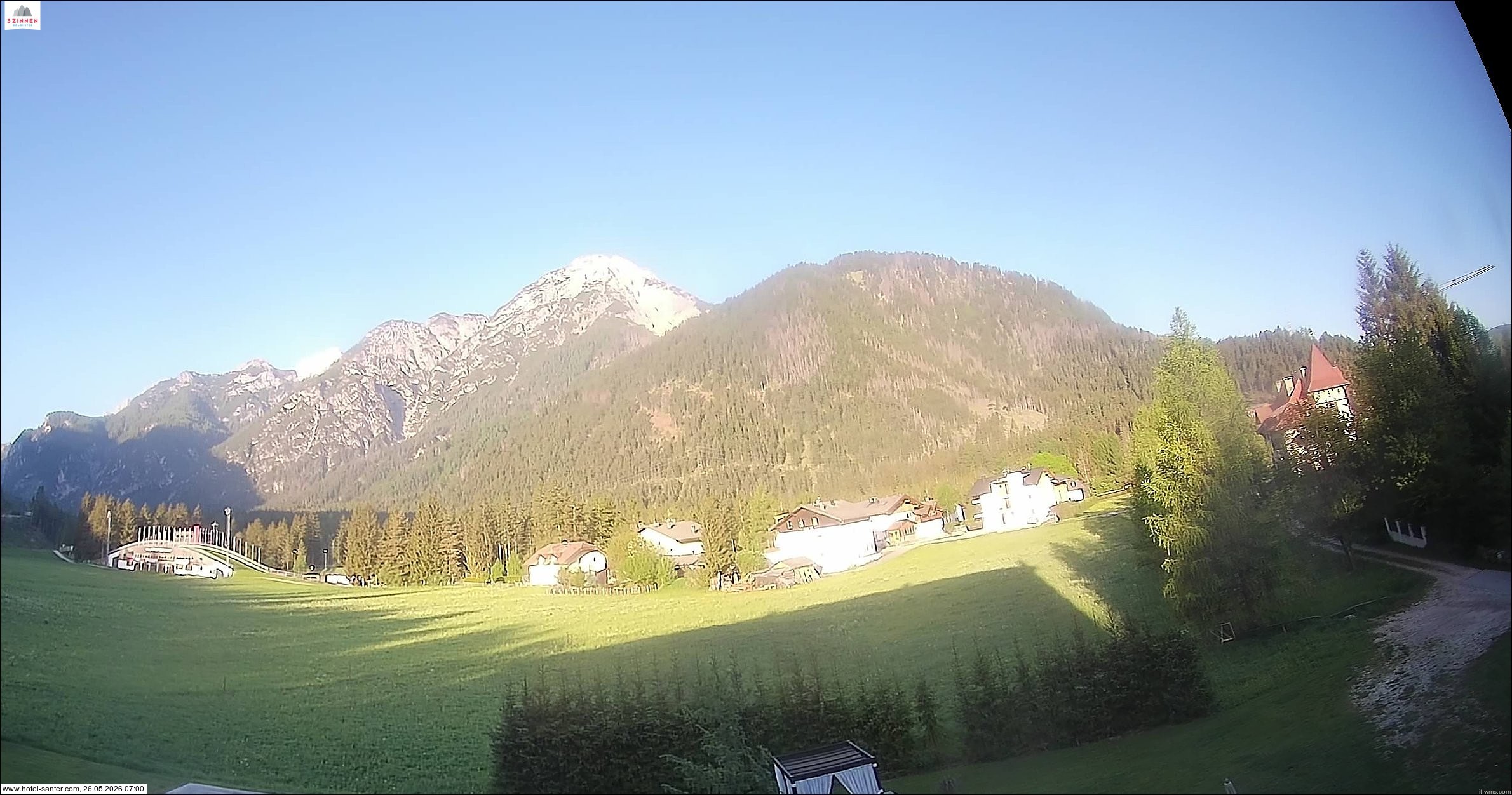 Archiv Foto Webcam Hotel Santer in Toblach