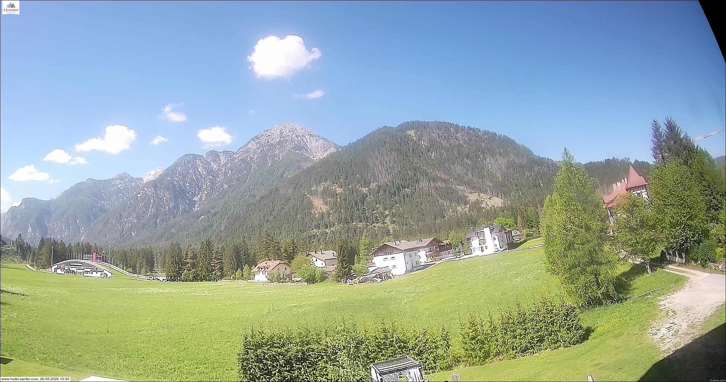 Archiv Foto Webcam Hotel Santer in Toblach