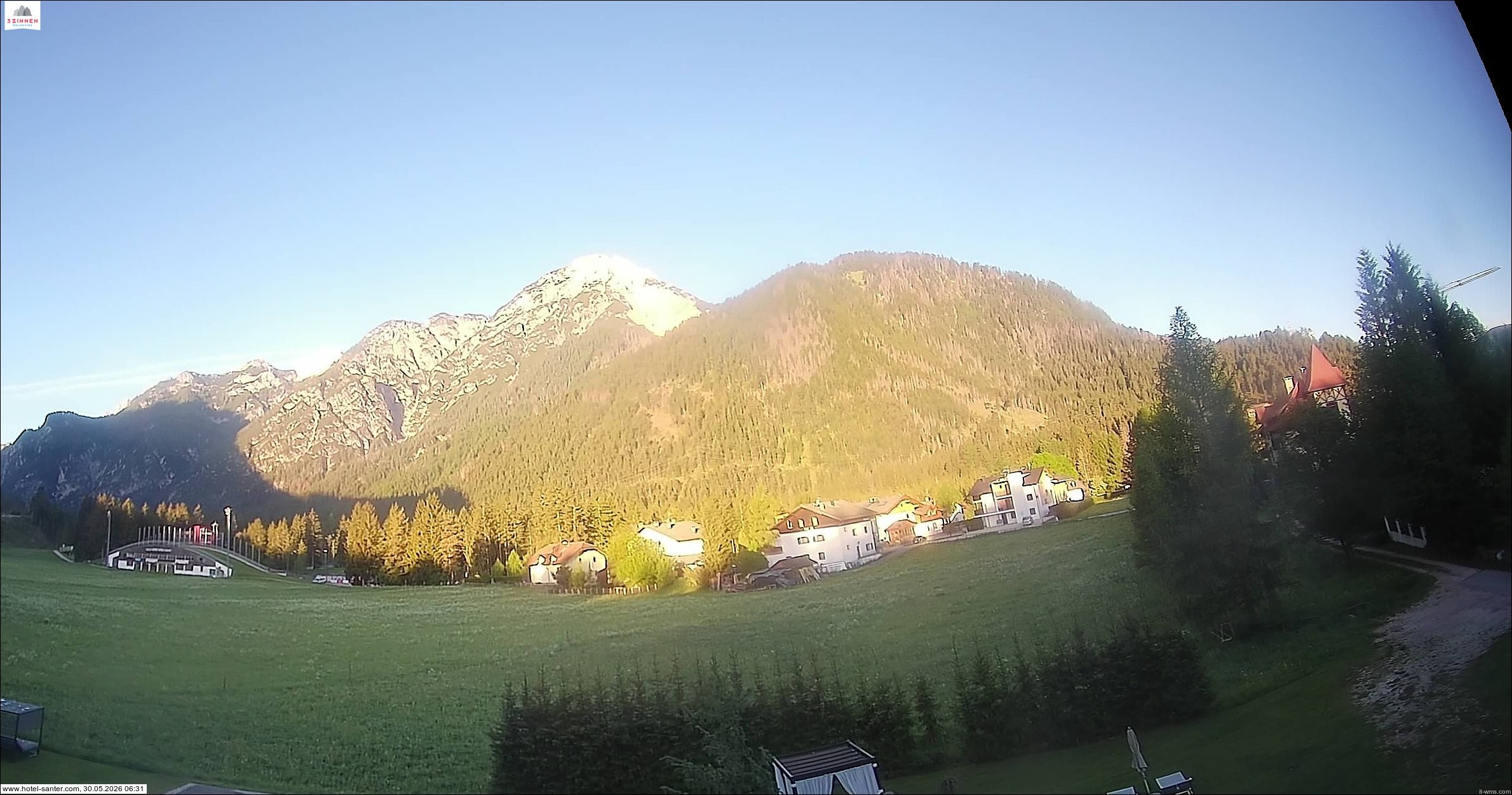 Archiv Foto Webcam Hotel Santer in Toblach
