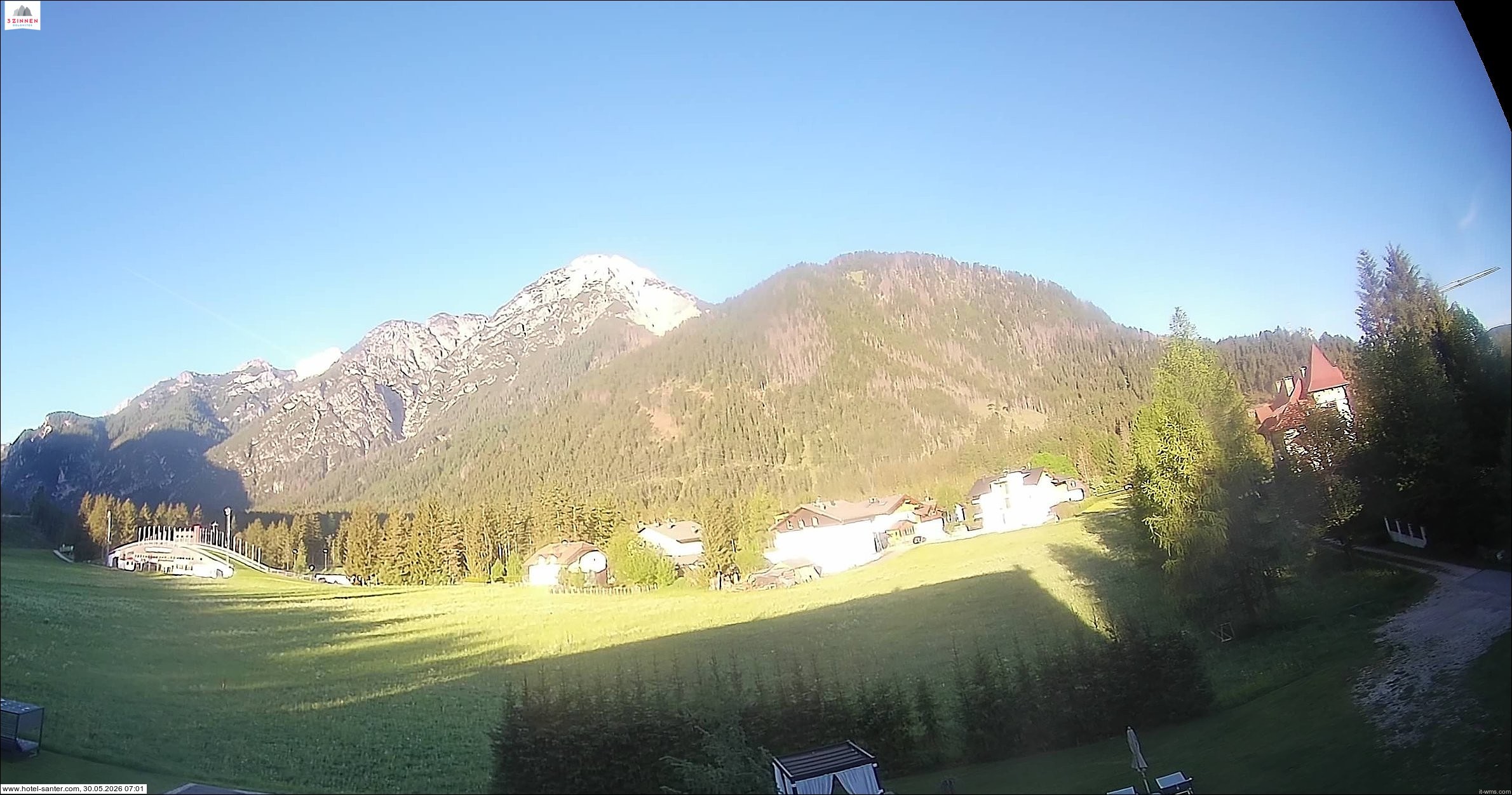 Archiv Foto Webcam Hotel Santer in Toblach