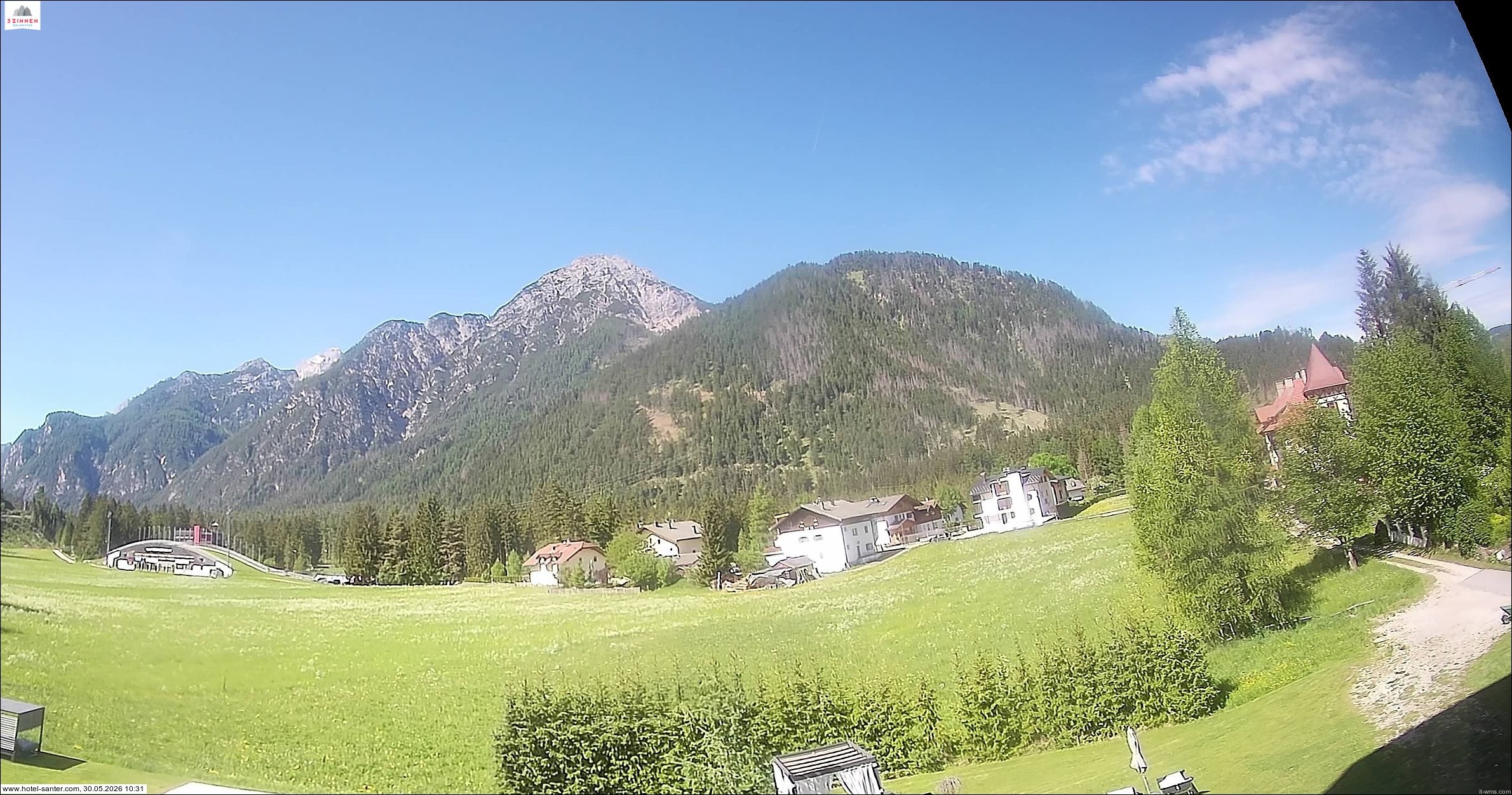 Archiv Foto Webcam Hotel Santer in Toblach