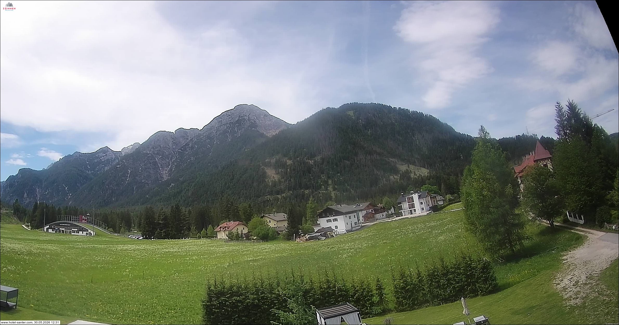 Archiv Foto Webcam Hotel Santer in Toblach
