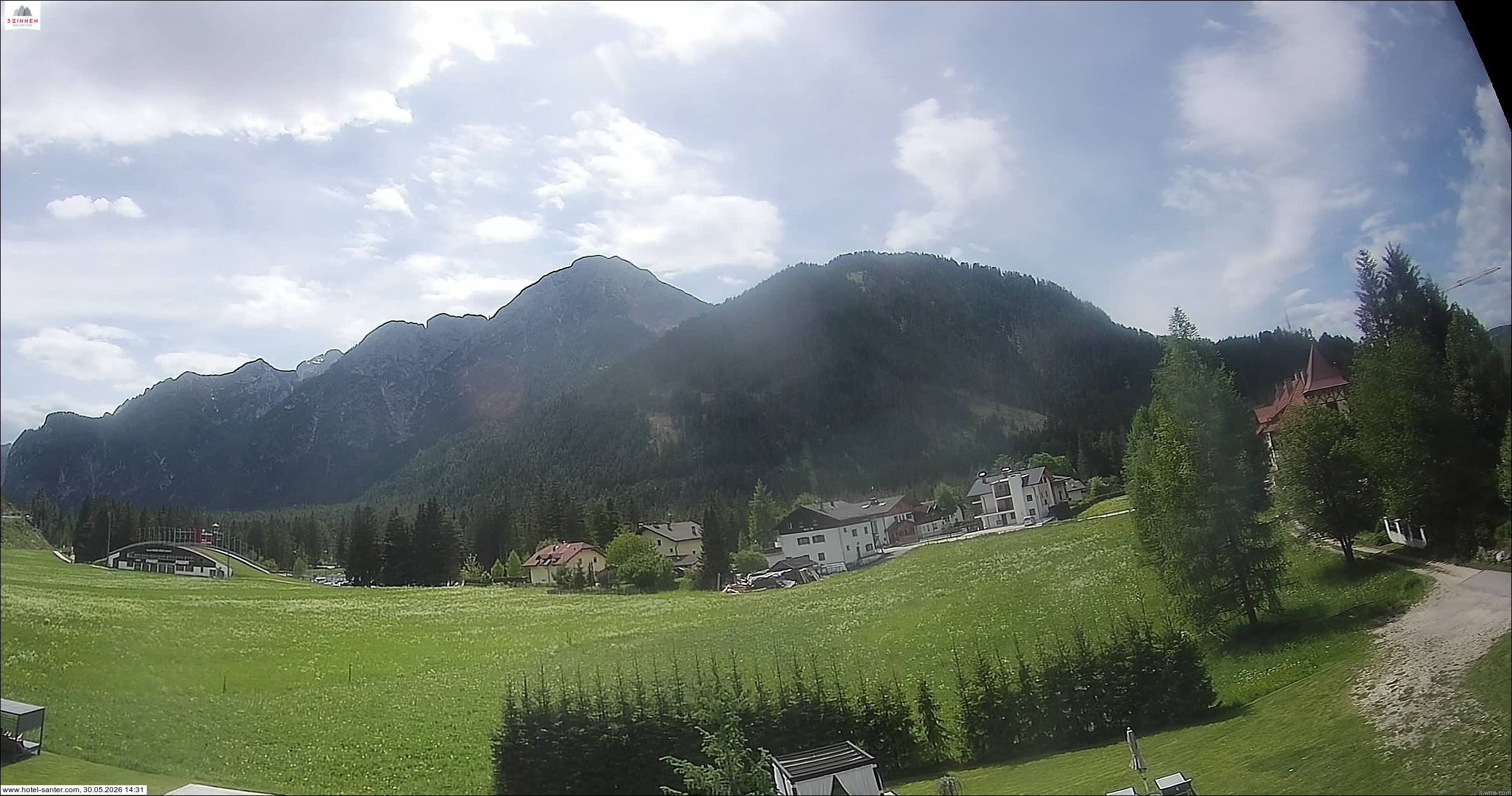 Archiv Foto Webcam Hotel Santer in Toblach