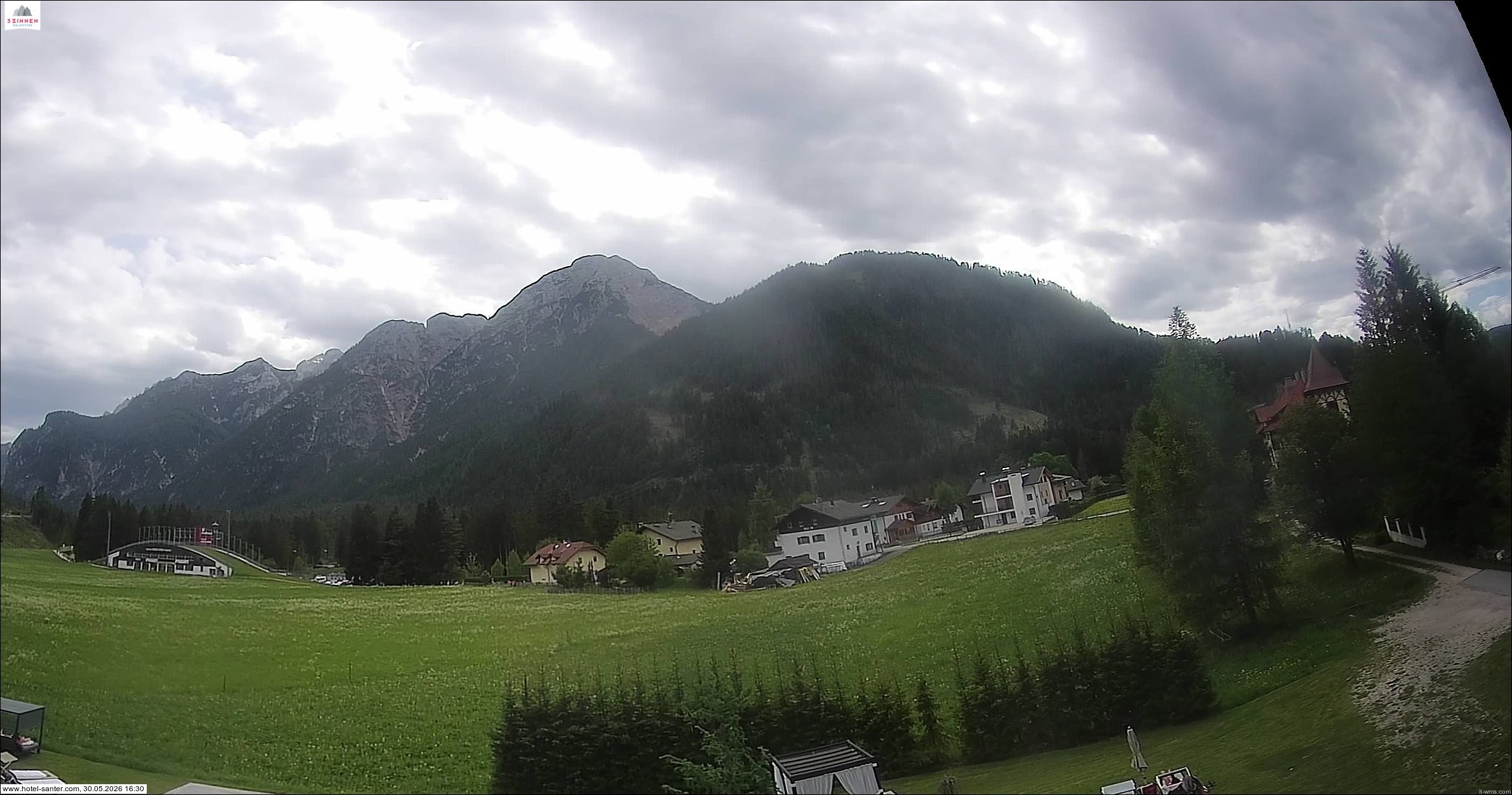 Archiv Foto Webcam Hotel Santer in Toblach
